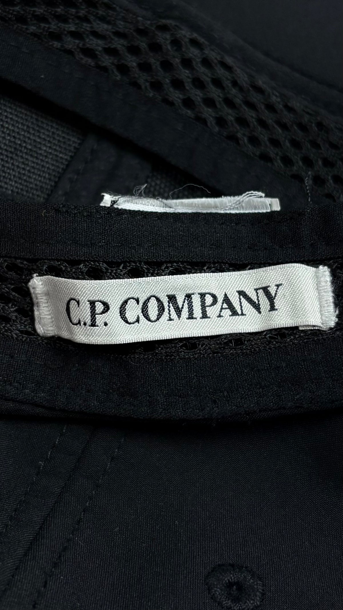 Casquette C.P Company Logo Brodé - Noir - Taille UNI