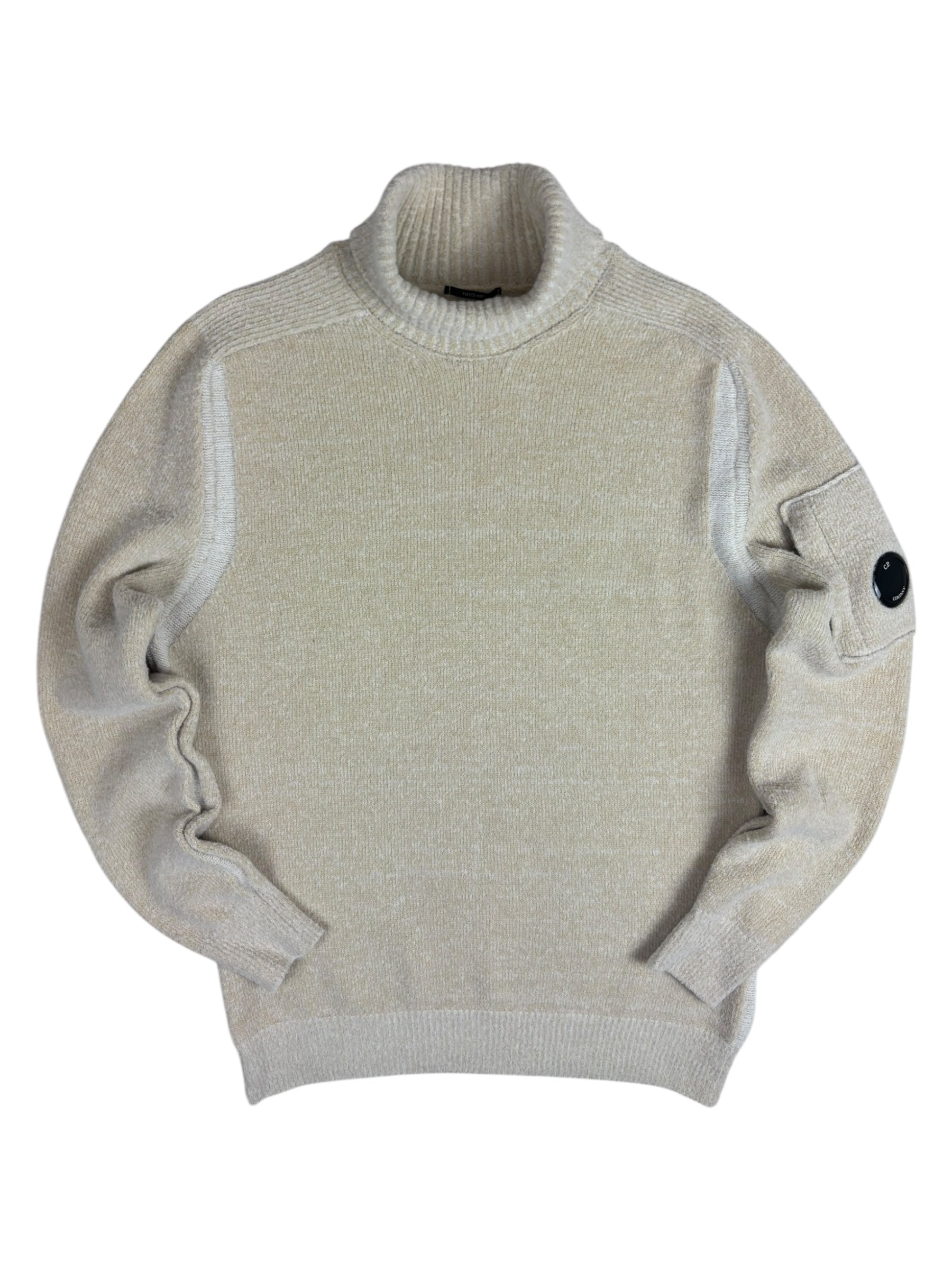 PULL COL ROULÉ C.P COMPANY - BEIGE - TAILLE - 48