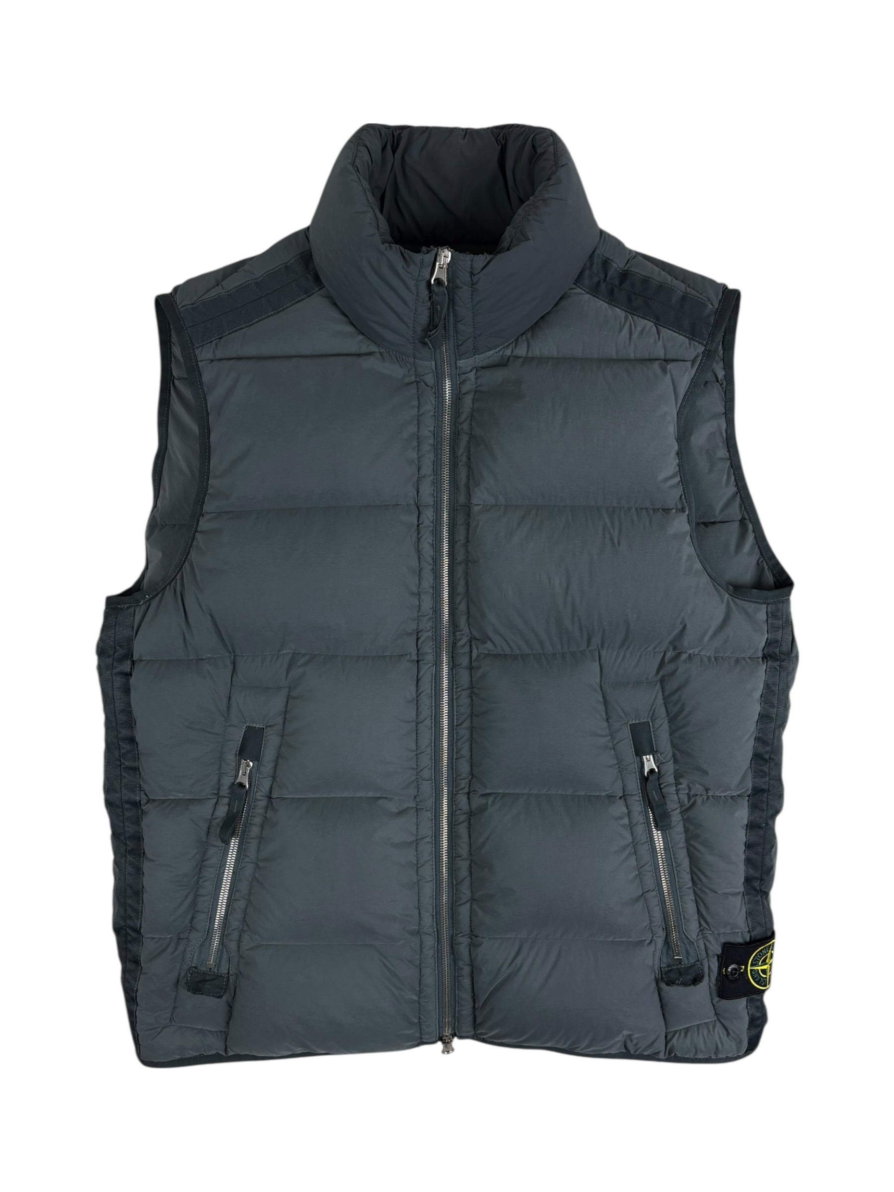 GILET STONE ISLAND SEAMLESS TUNNEL NYLON DOWN-TC - GRIS - TAILLE M