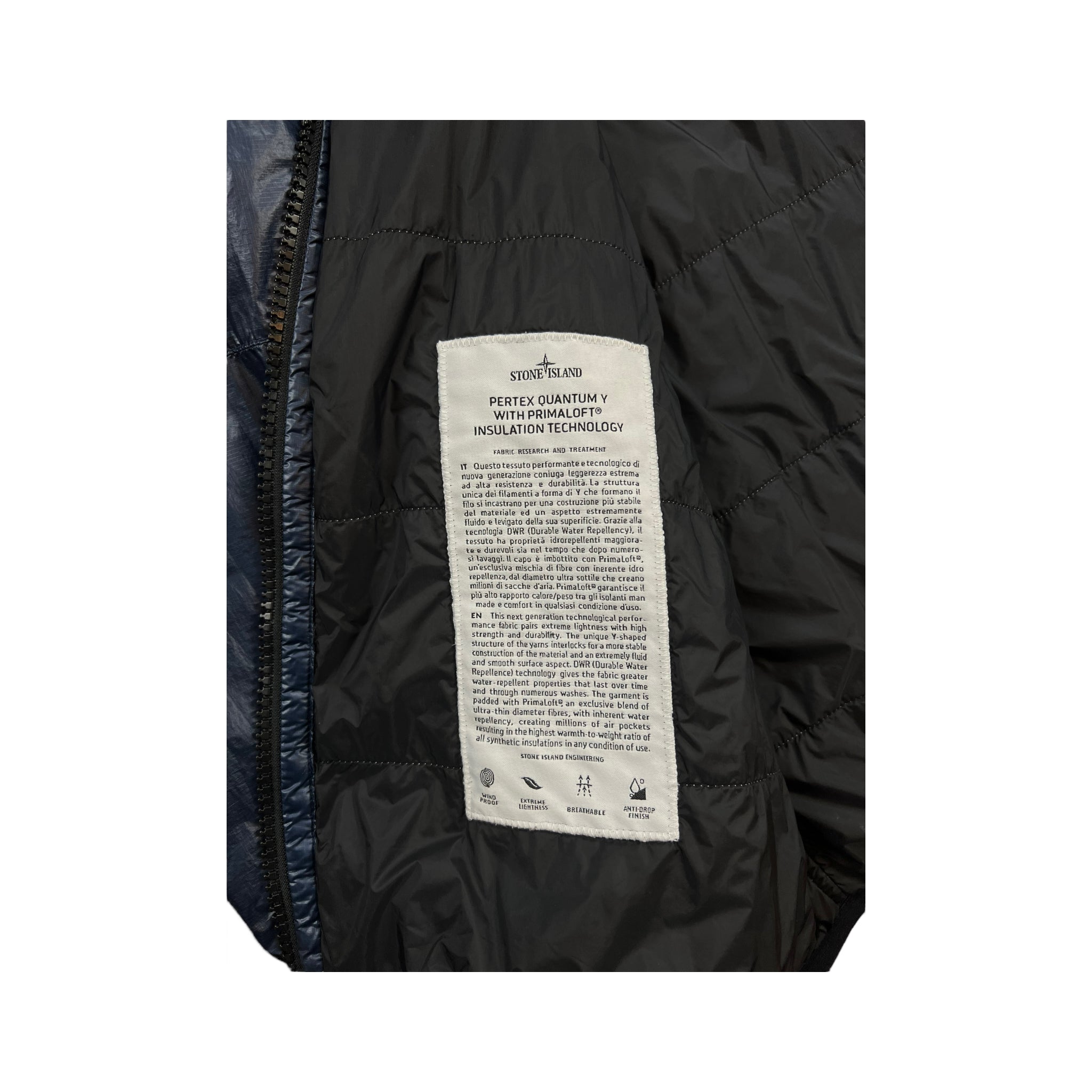 VESTE STONE ISLAND PERTEX QUANTUM - NB08