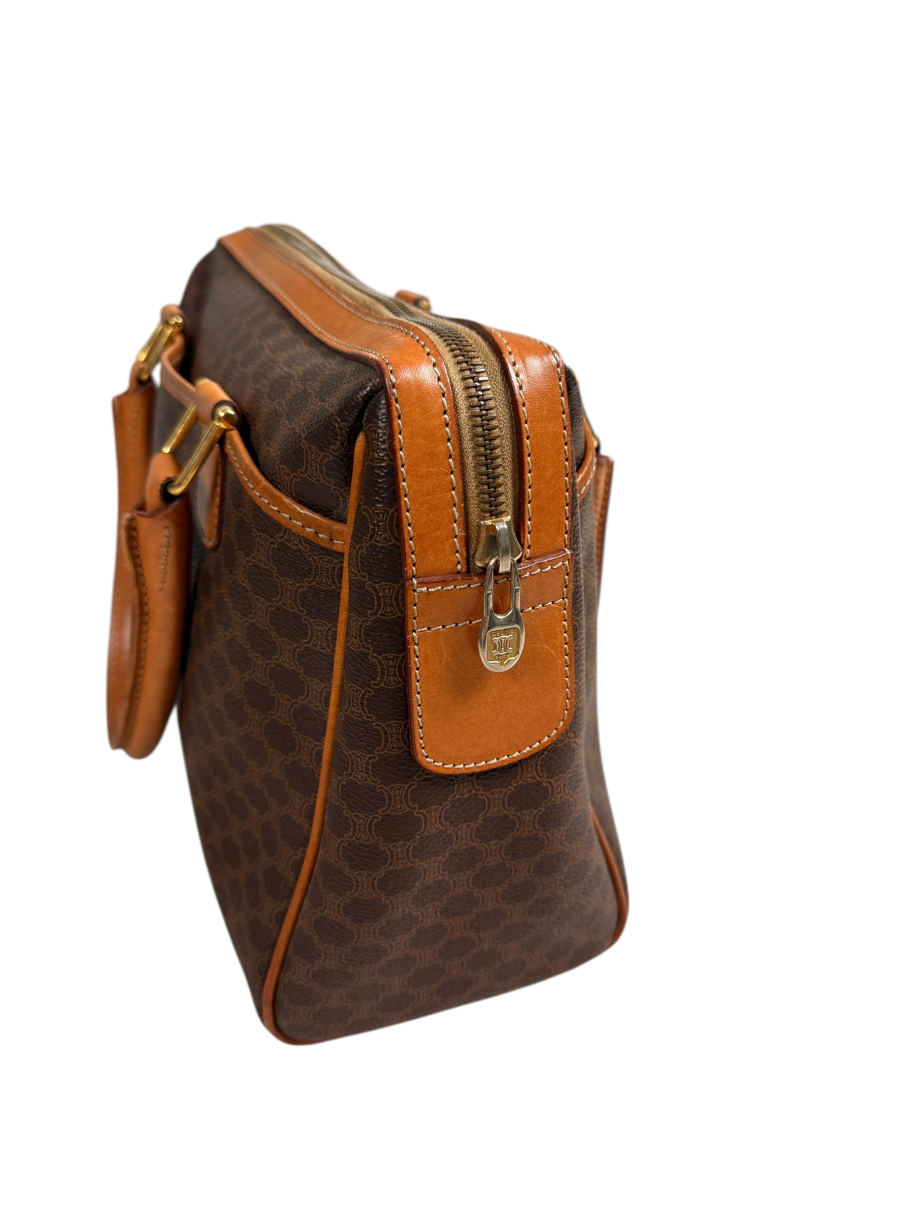 SAC À MAIN CELINE MACADAM CANVAS - MARRON