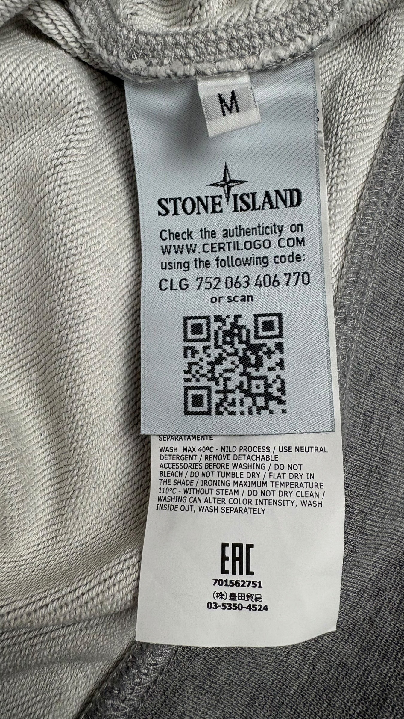 Crewneck Pull Stone Island - Gris - Taille M
