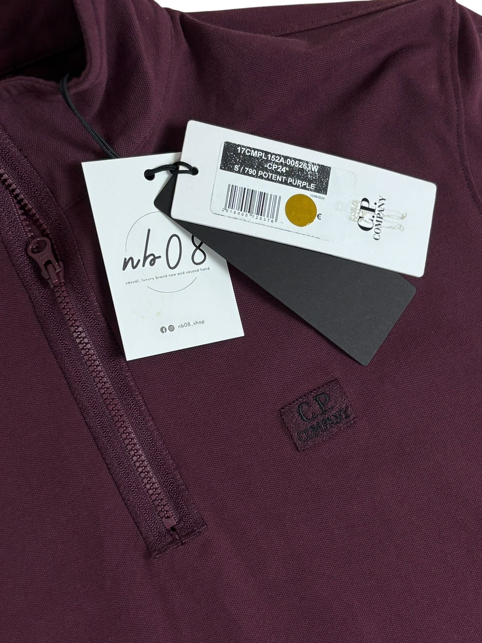 PULL ZIPPÉ C.P COMPANY - BORDEAUX - TAILLE S - NEUF