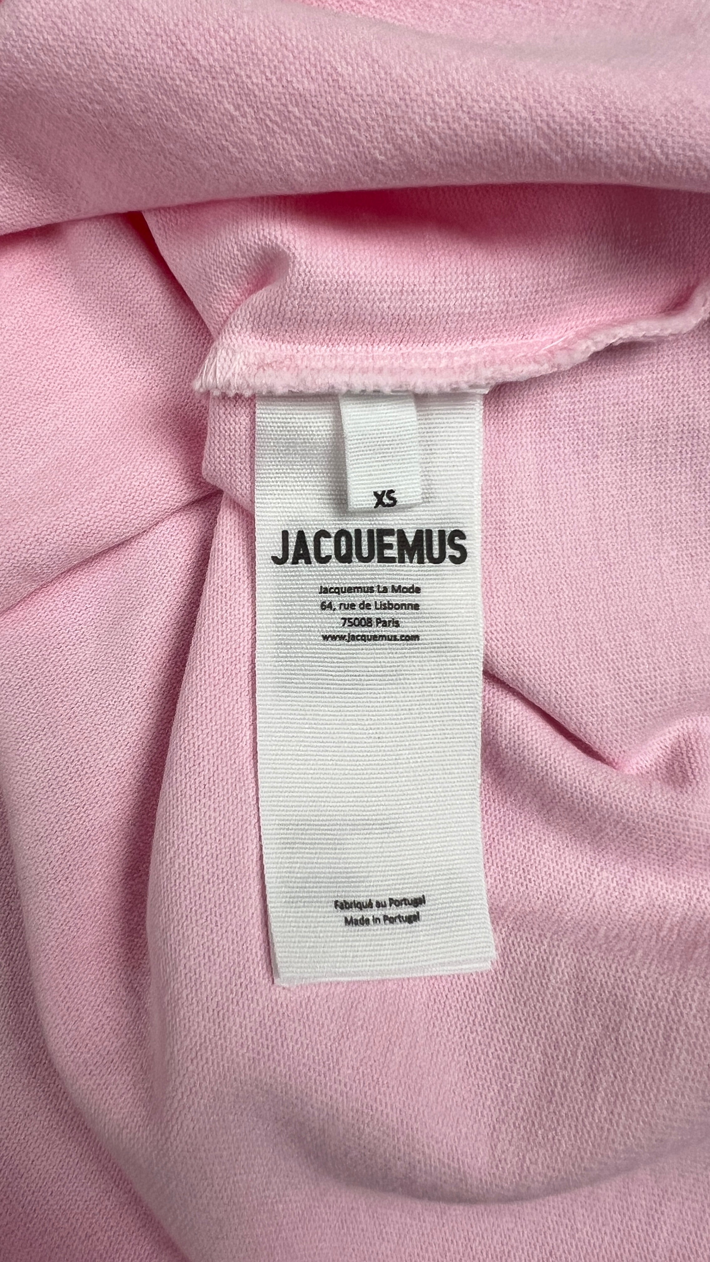 T-shirt Gros Grain Jacquemus - Rose Bonbon - Neuf