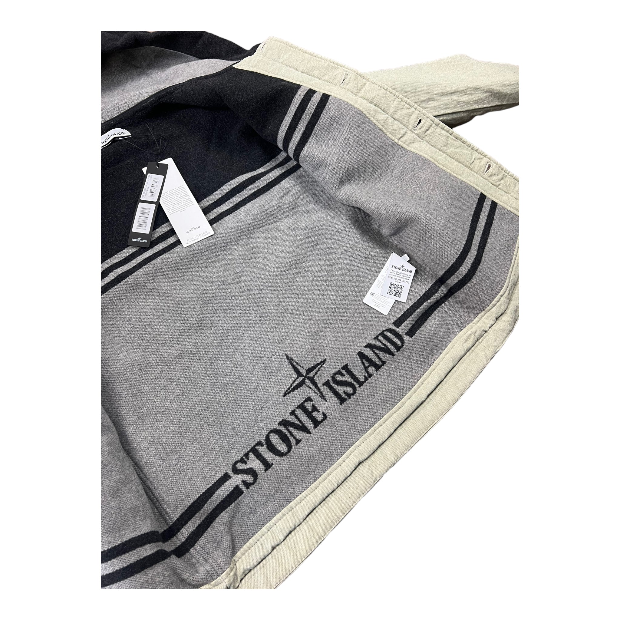 VESTE STONE ISLAND PANAMA PLACCATO PANNO JACQUARO - NB08