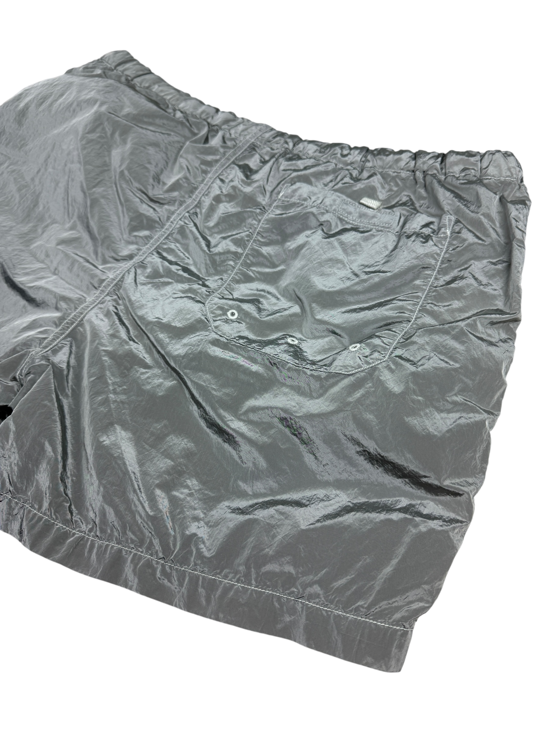 SHORT DE BAIN STONE ISLAND NYLON MÉTAL - GRIS - TAILLE XL