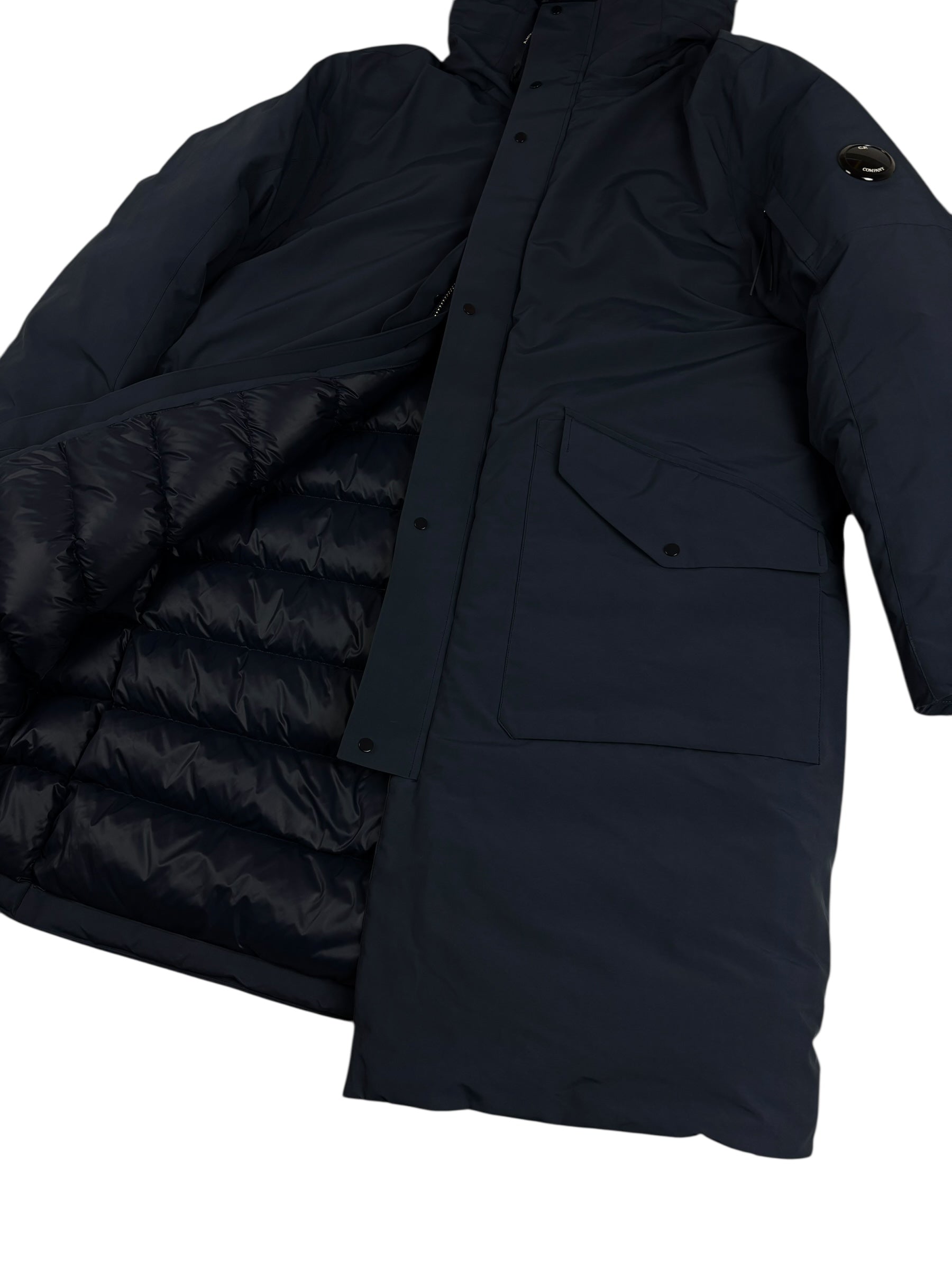 PARKA C.P COMPANY MICRO-M (R) DOWN JACKET - MARINE - TAILLE 56
