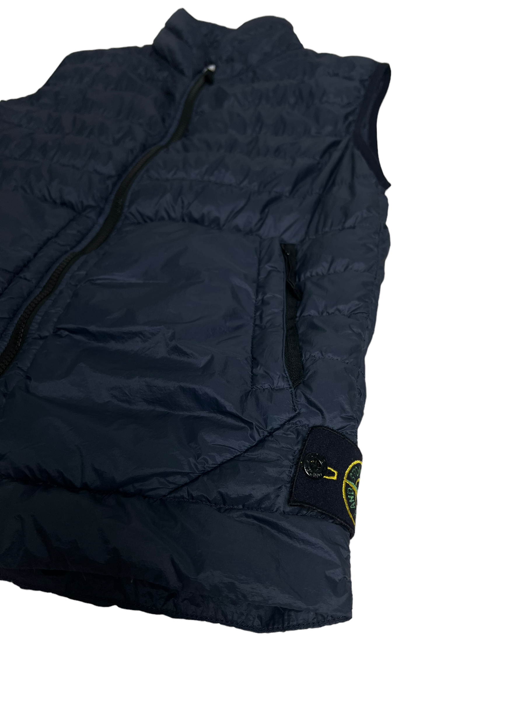 GILET STONE ISLAND GARMENT DYED MICRO YARN DOWN