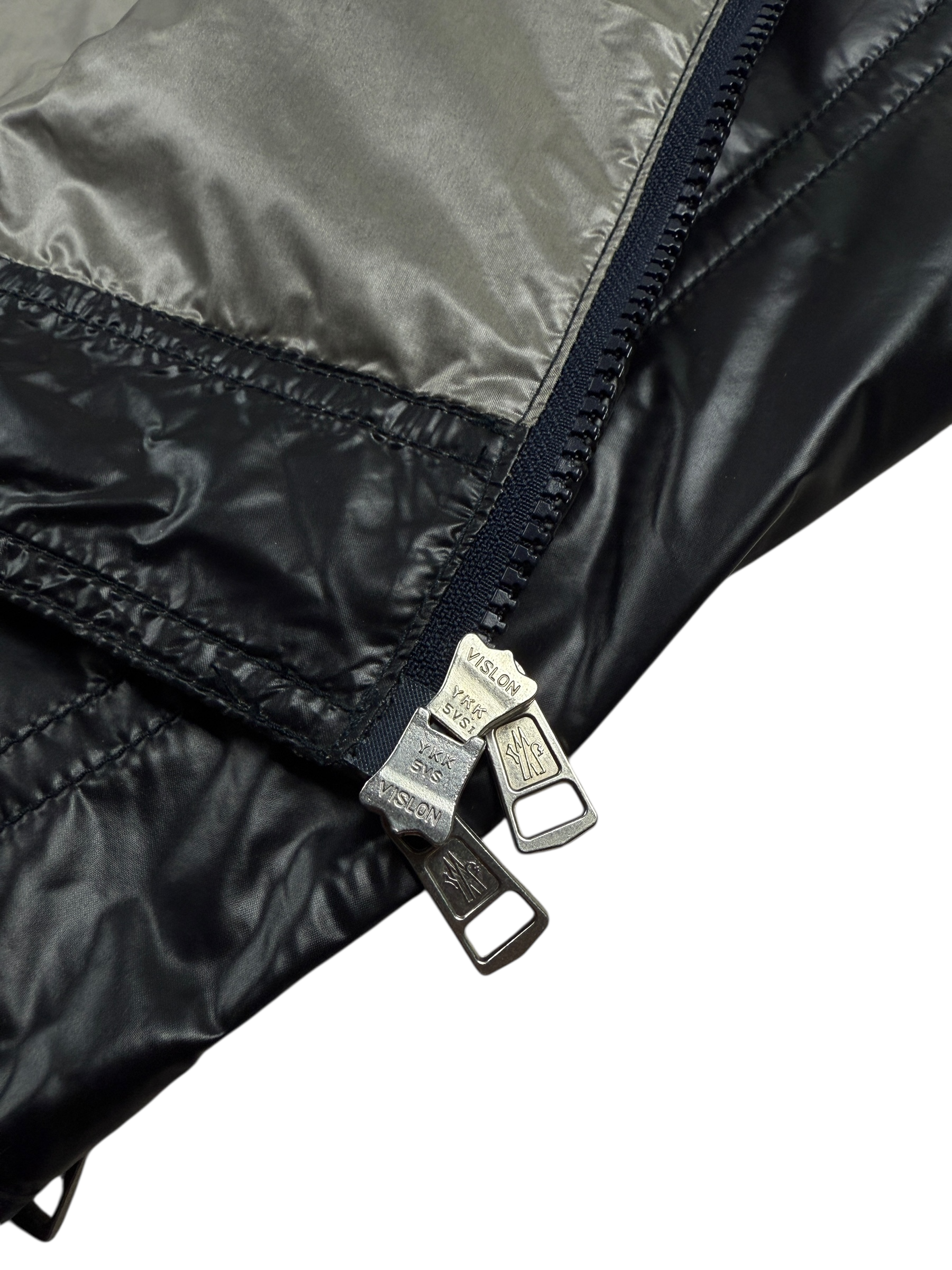 VESTE MONCLER POIVRE - NOIR - TAILLE 4