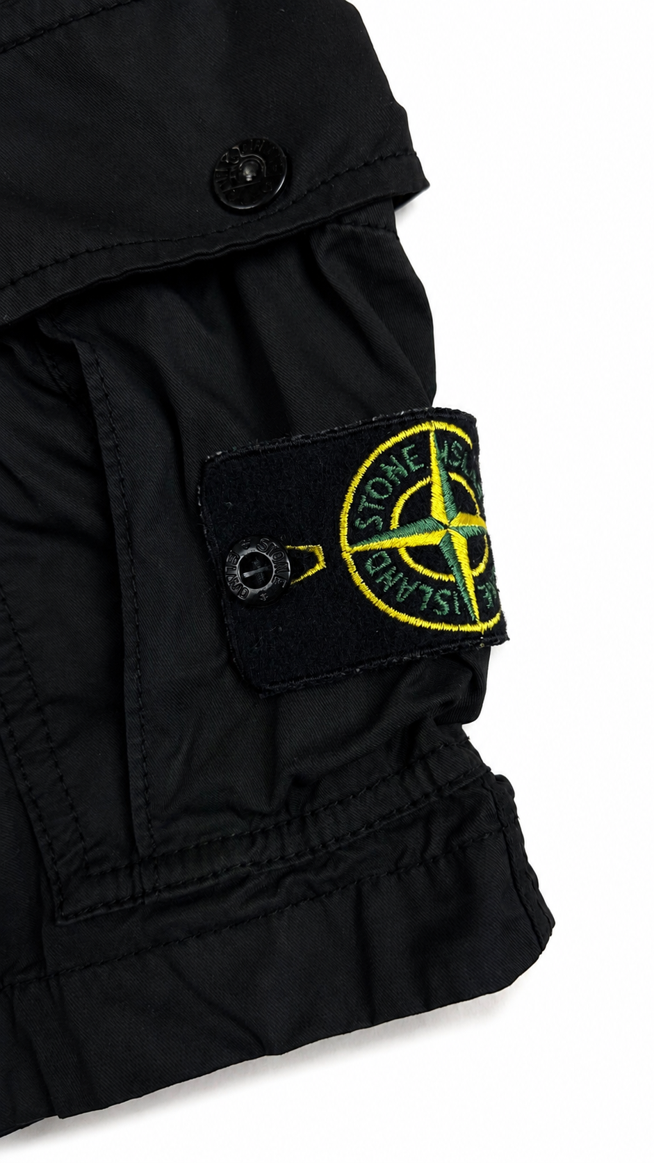 Short Cargo Stone Island noir taille W29 - vue 3/5