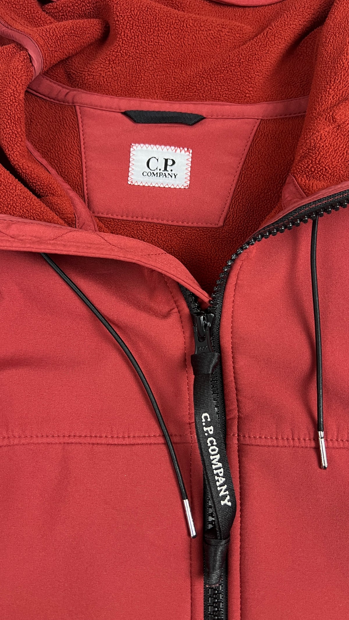 Veste C.P Company Shell-R Goggle Jacket, Rouge, Taille 44 — photographie complémentaire 3