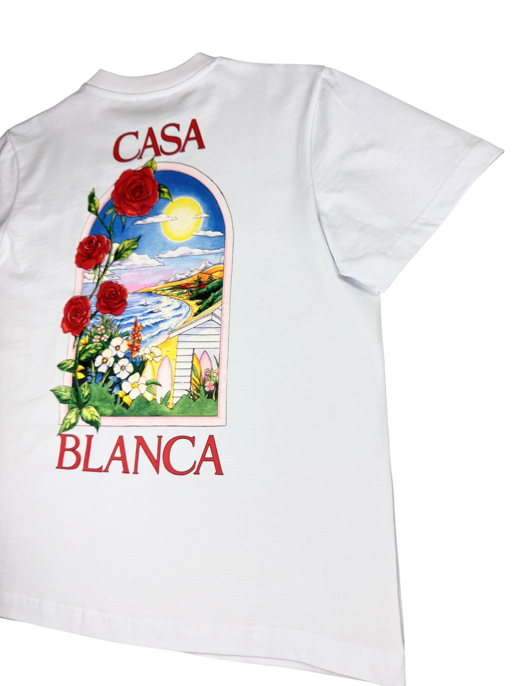 TEE-SHIRT CASABLANCA LA DAYS - BLANC - COLLECTION 2025 - NEUF