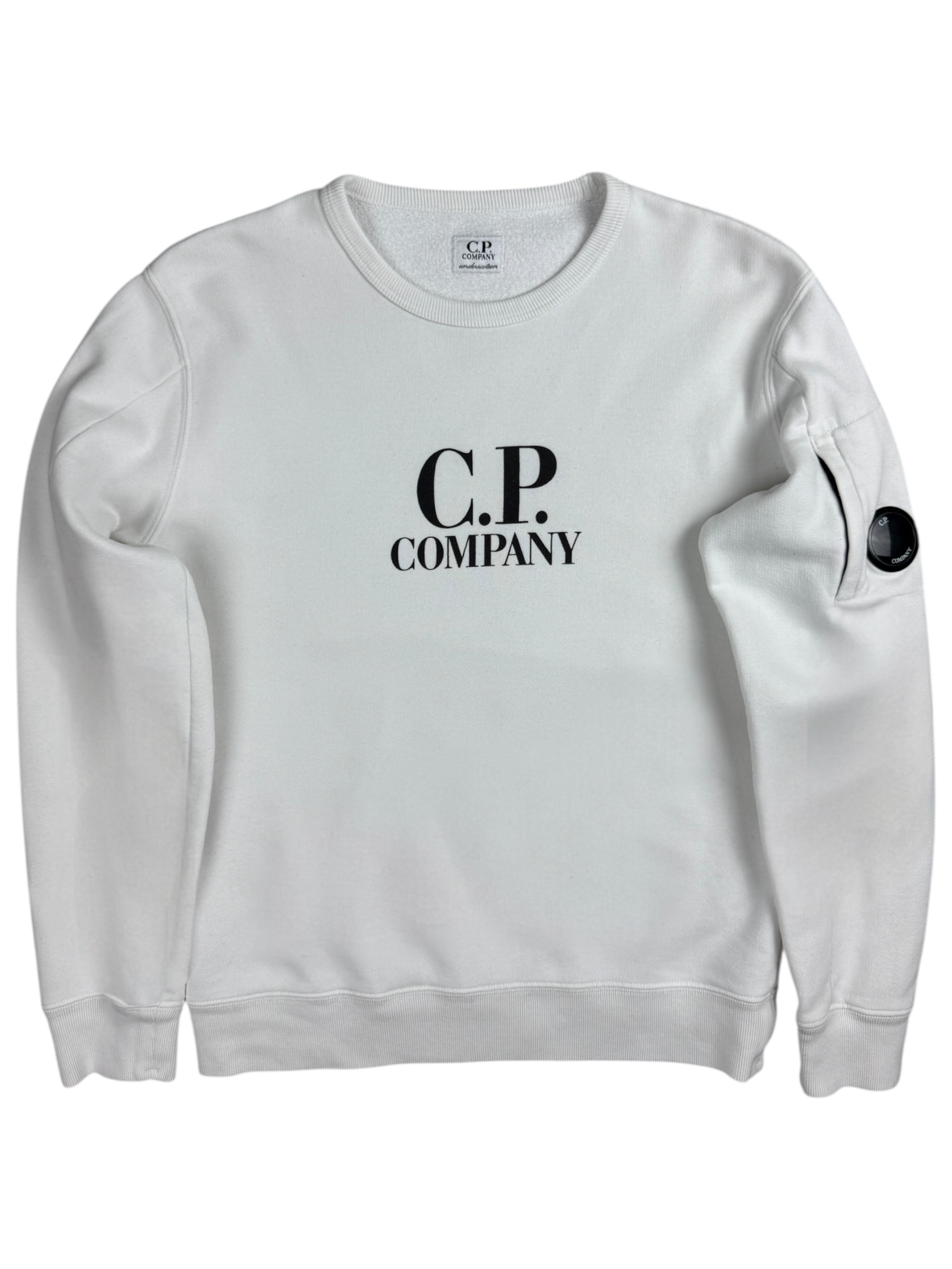 CREWNECK C.P COMPANY - BLANC - TAILLE 12 ANS