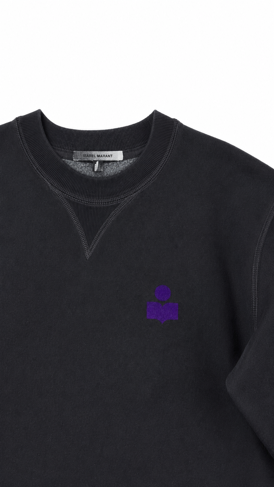 Pull Crewneck Isabel Marant violet taille XS - vue 2/4