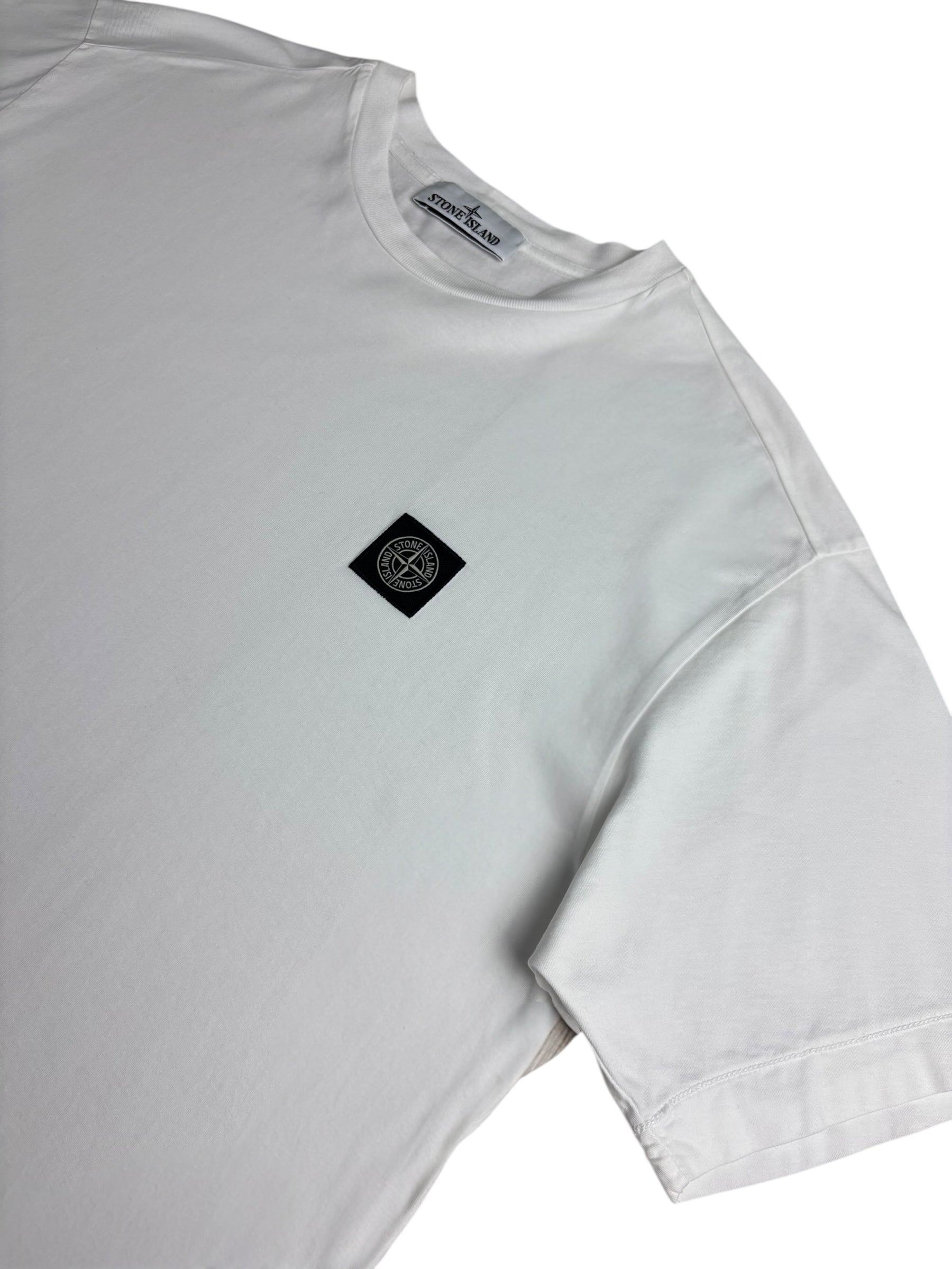 TEE-SHIRT STONE ISLAND - BLANC - TAILLE XL