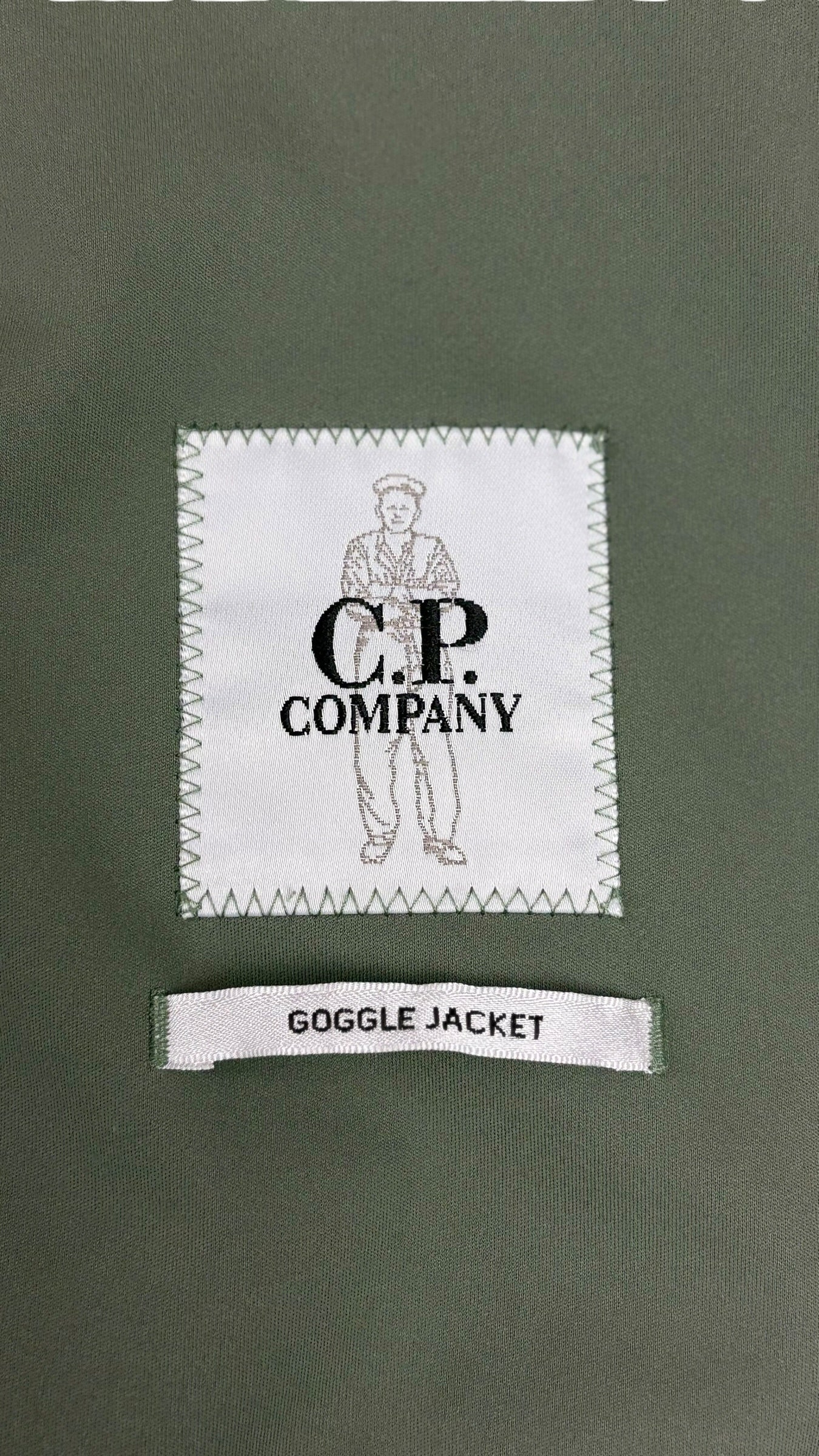 VESTE C.P COMPANY SHELL-R GOGGLE JACKET - KAKI - TAILLE 50