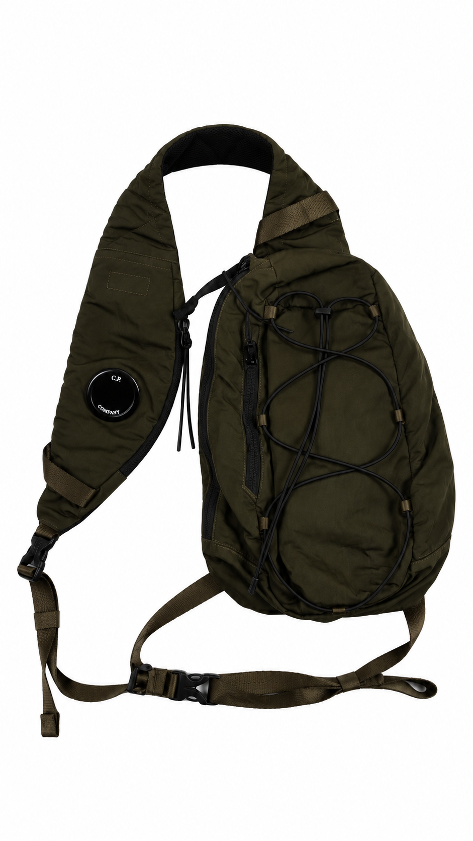 Sacoche Crossbody C.P Company Lens à Laçage kaki taille UNI, seconde main authentifiée NB08 — vue 1