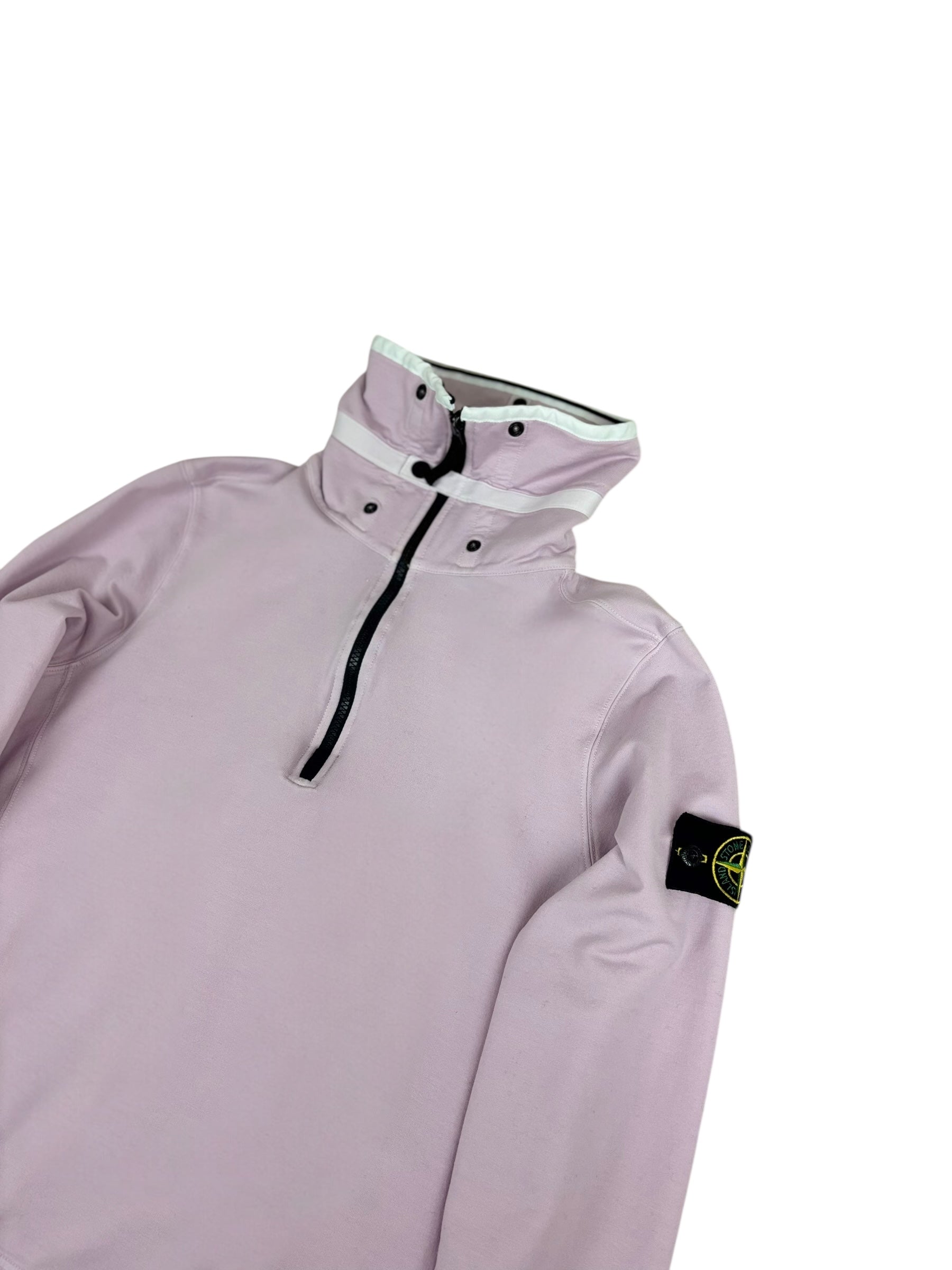 PULL ZIPPÉ STONE ISLAND - ROSE - TAILLE S