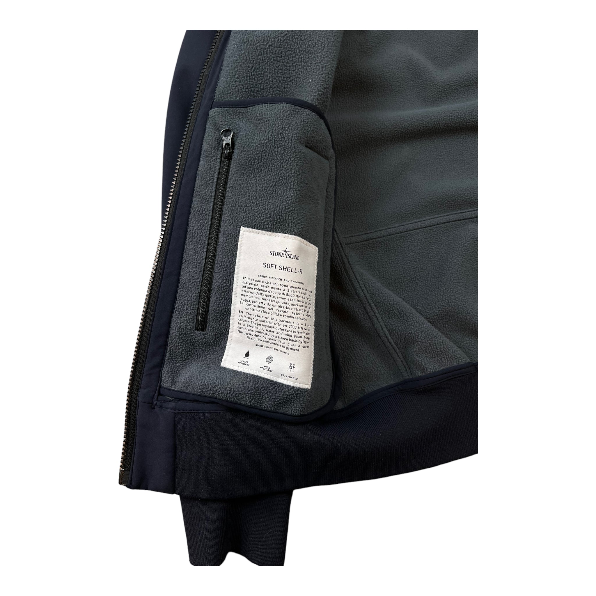 VESTE STONE ISLAND SOFT SHELL-R - NB08
