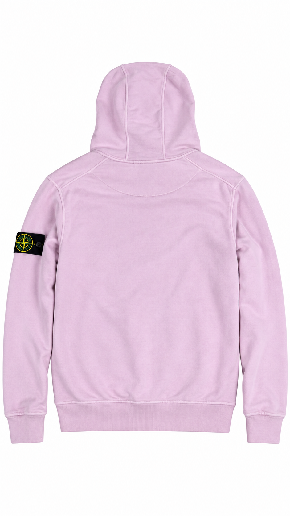 Sweat-shirt Hoodie Stone Island Cotton Fleece, Rose, Taille L — autre vue du produit