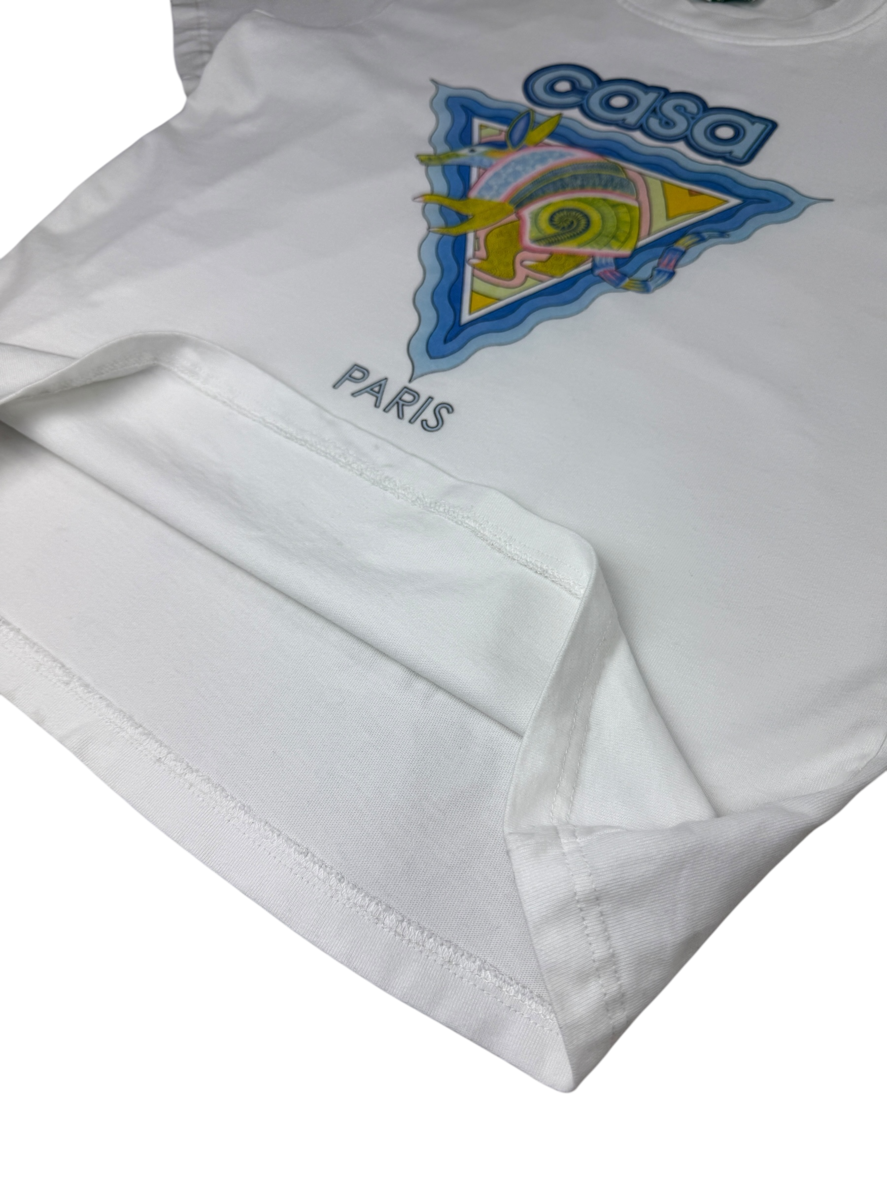 TEE-SHIRT CASABLANCA - BLANC - TAILLE S