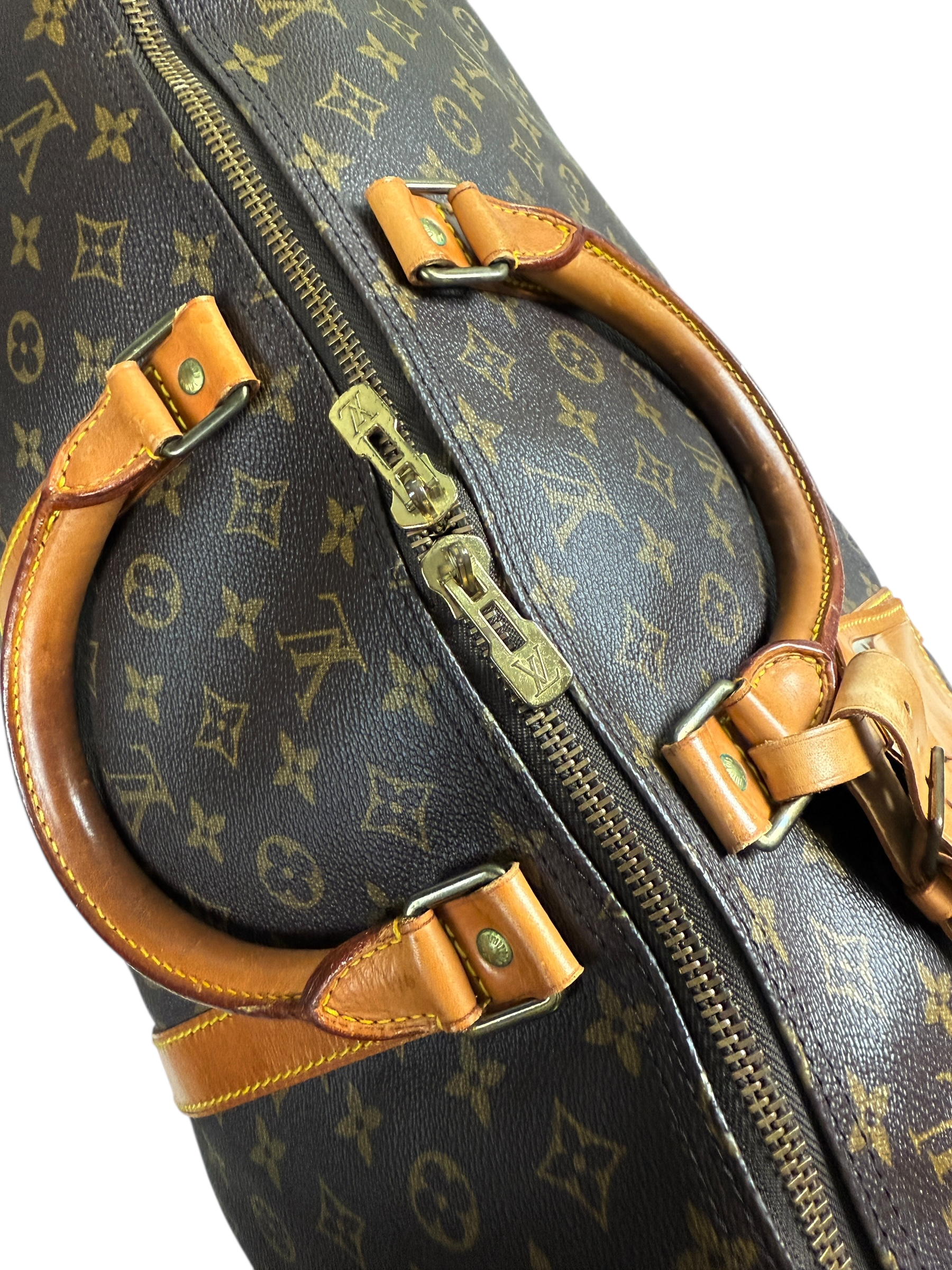 SAC LOUIS VUITTON KEEPAL 60 - TOILE MONOGRAM MARRON - MI874