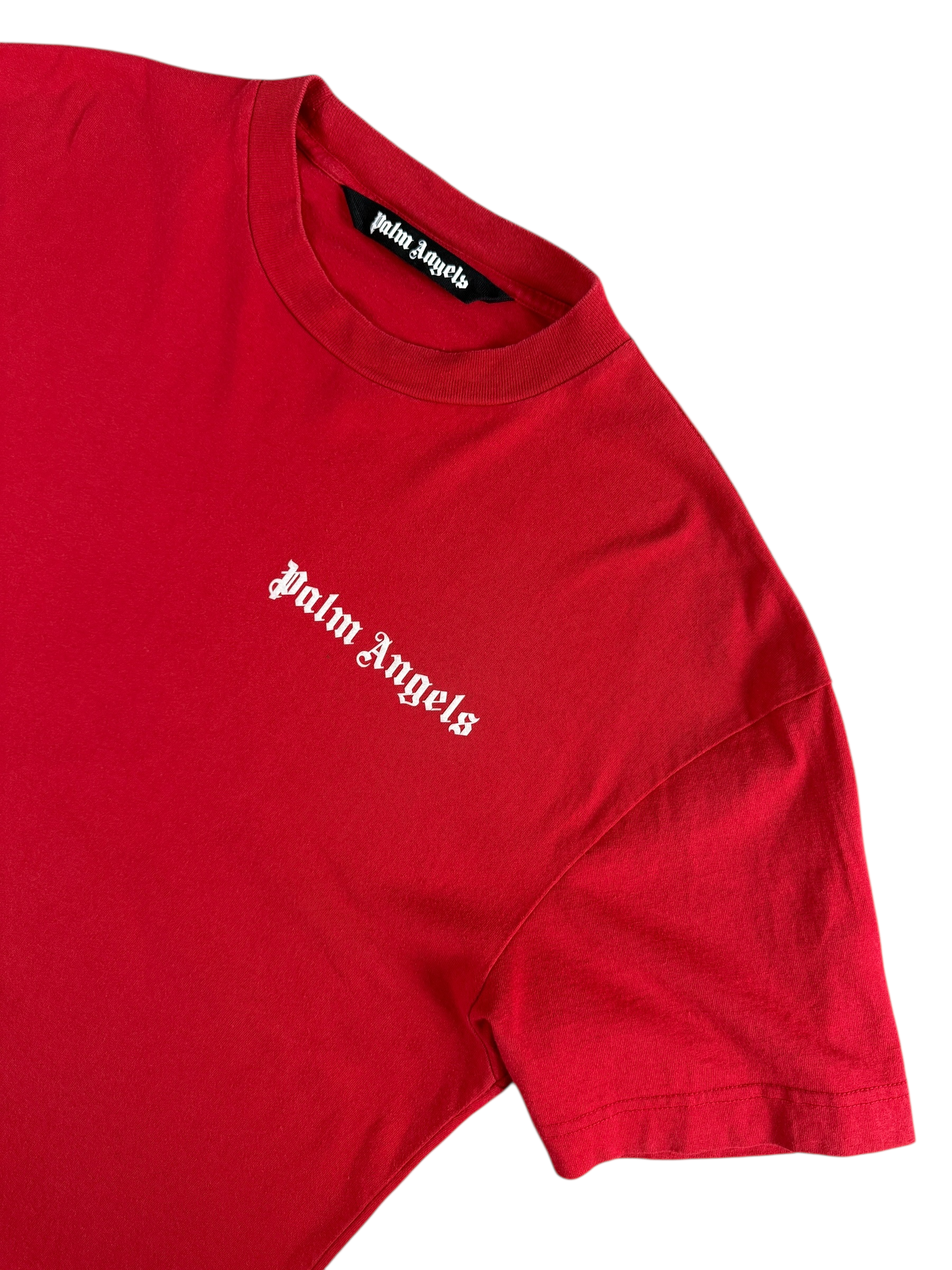 TEE-SHIRT PALM ANGELS - ROUGE - TAILLE L