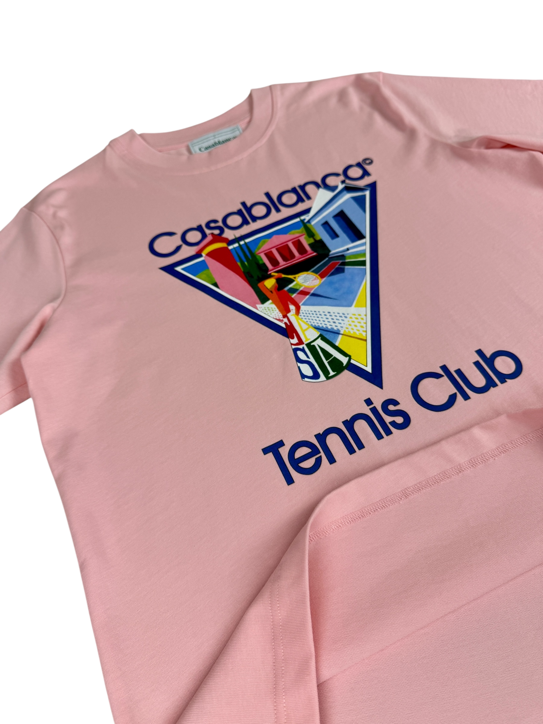 TEE-SHIRT CASABLANCA - ROSE - NEUF