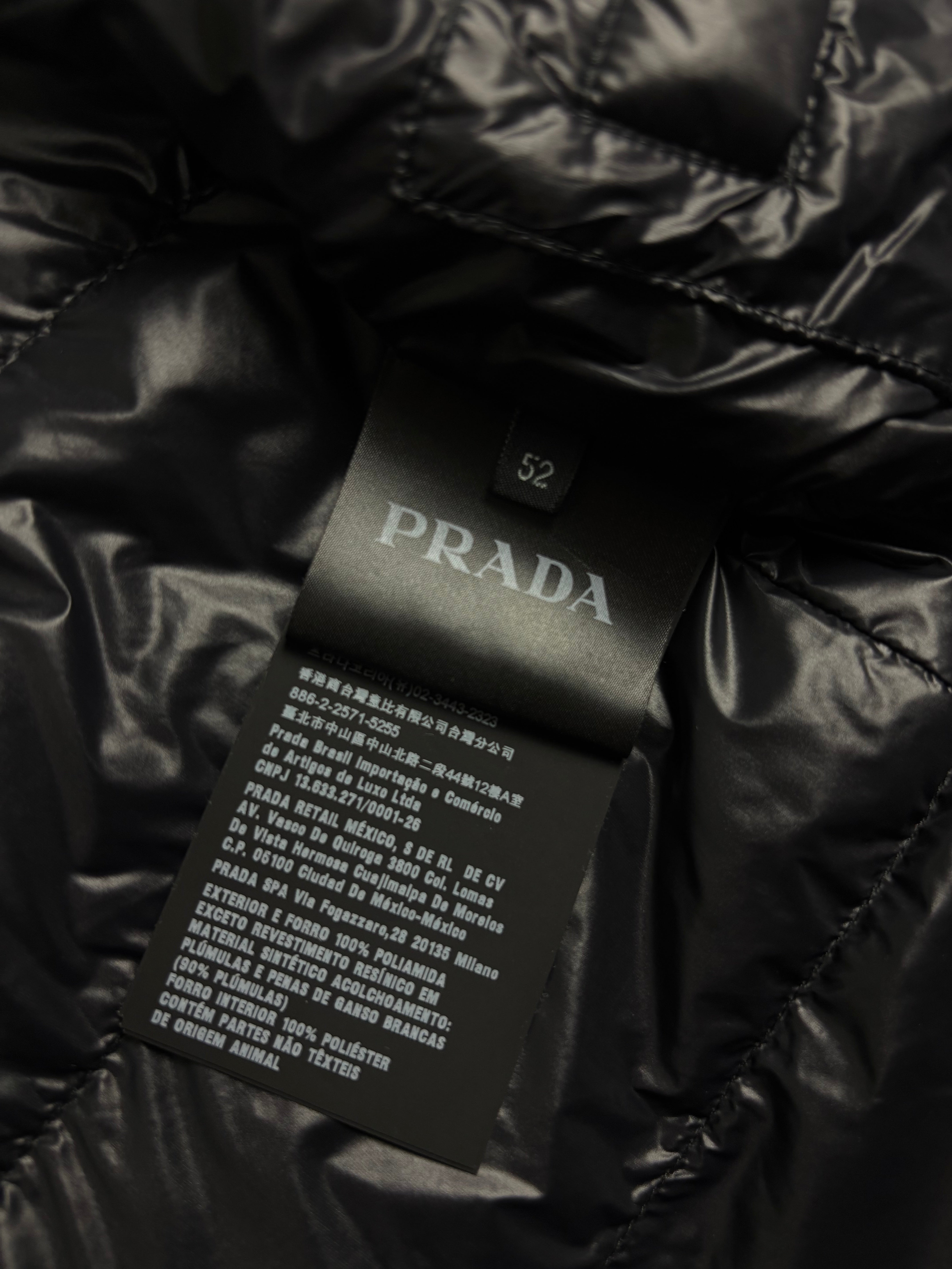 DOUDOUNE PRADA - NOIR - TAILLE 52