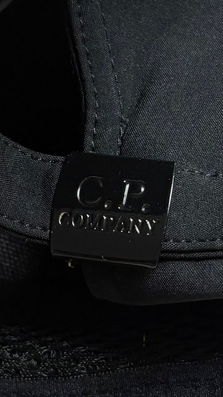 Casquette C.P Company Logo Brodé - Noir - Taille UNI