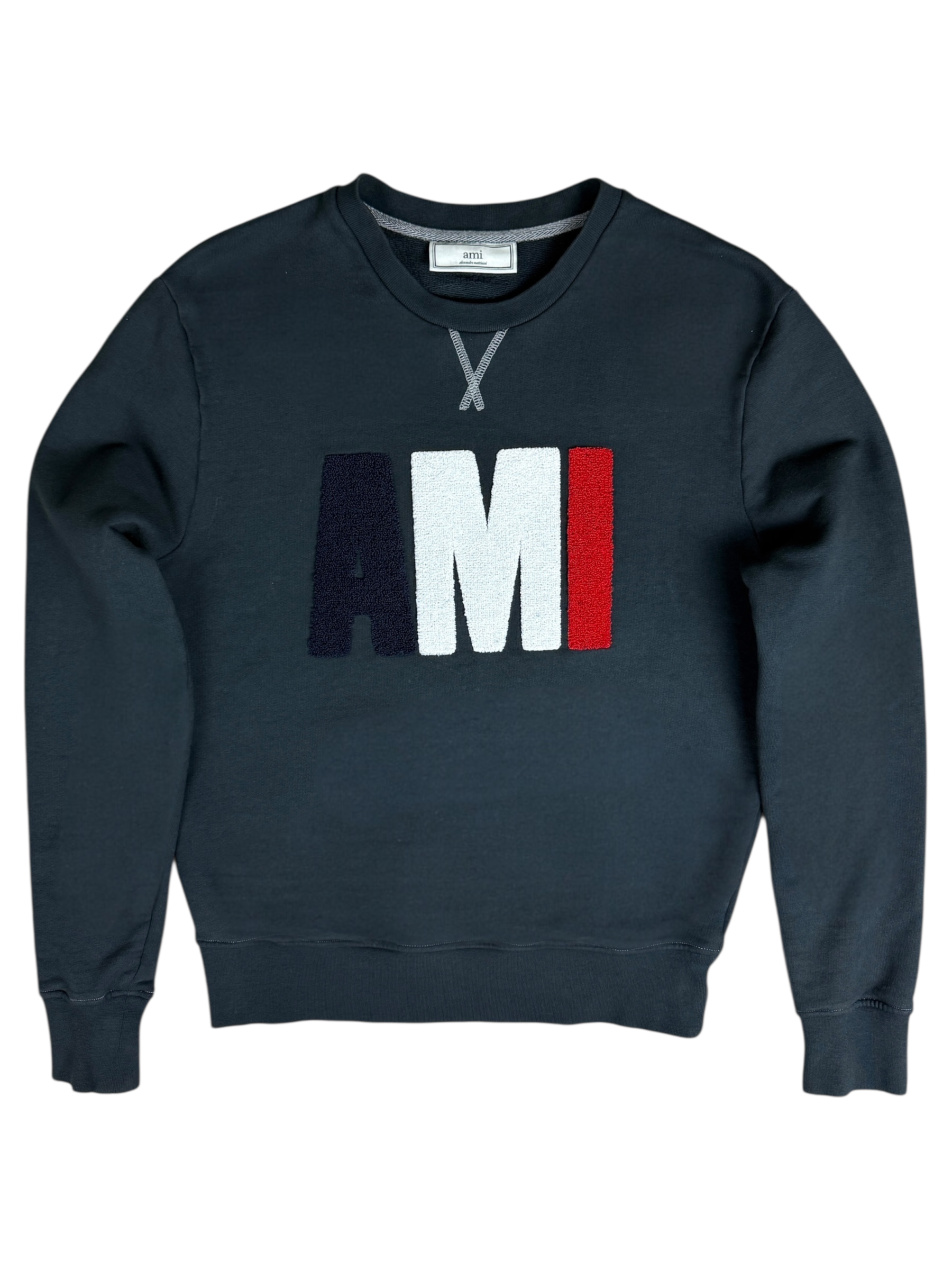 CREWNECK AMI PARIS - NOIR - TAILLE S