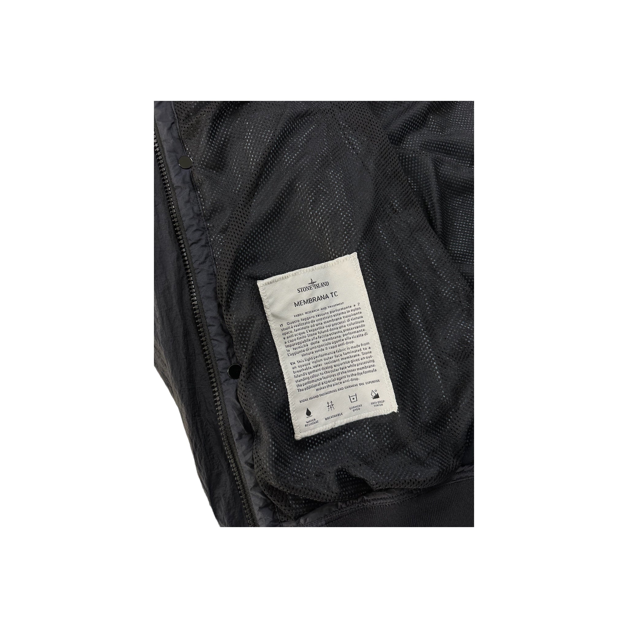 VESTE À CAPUCHE STONE ISLAND MEMBRANA TC - NB08