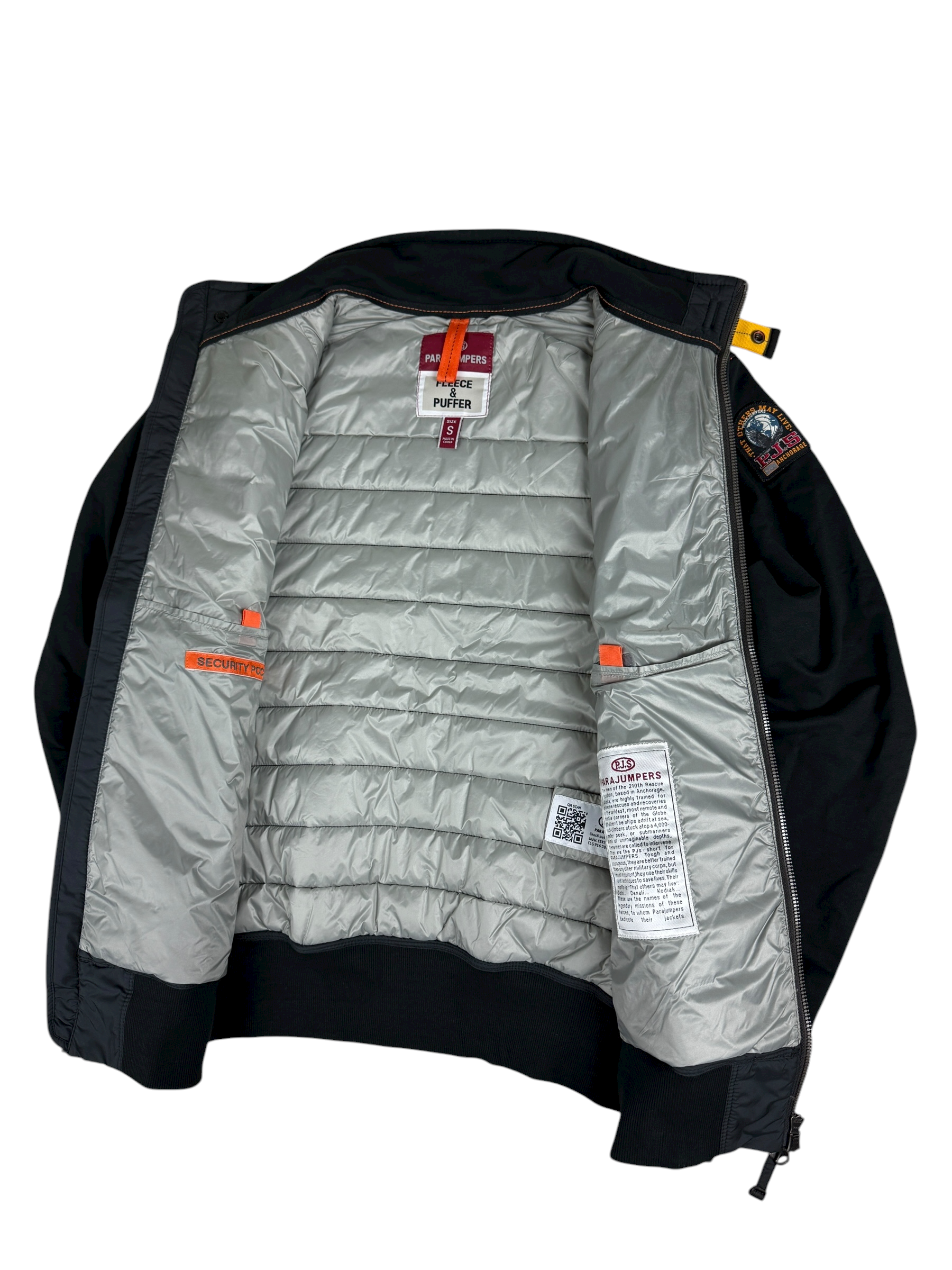 CARDIGAN PARAJUMPERS FLEECE & PUFFER - NOIR - TAILLE S