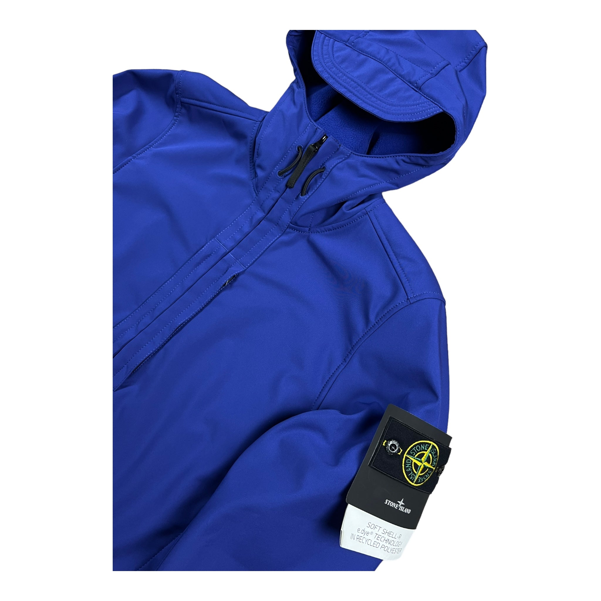 VESTE À CAPUCHE STONE ISLAND SOFT SHELL-R E.DYE TECHNOLOGY IN RECYCLED POLYESTER - NB08