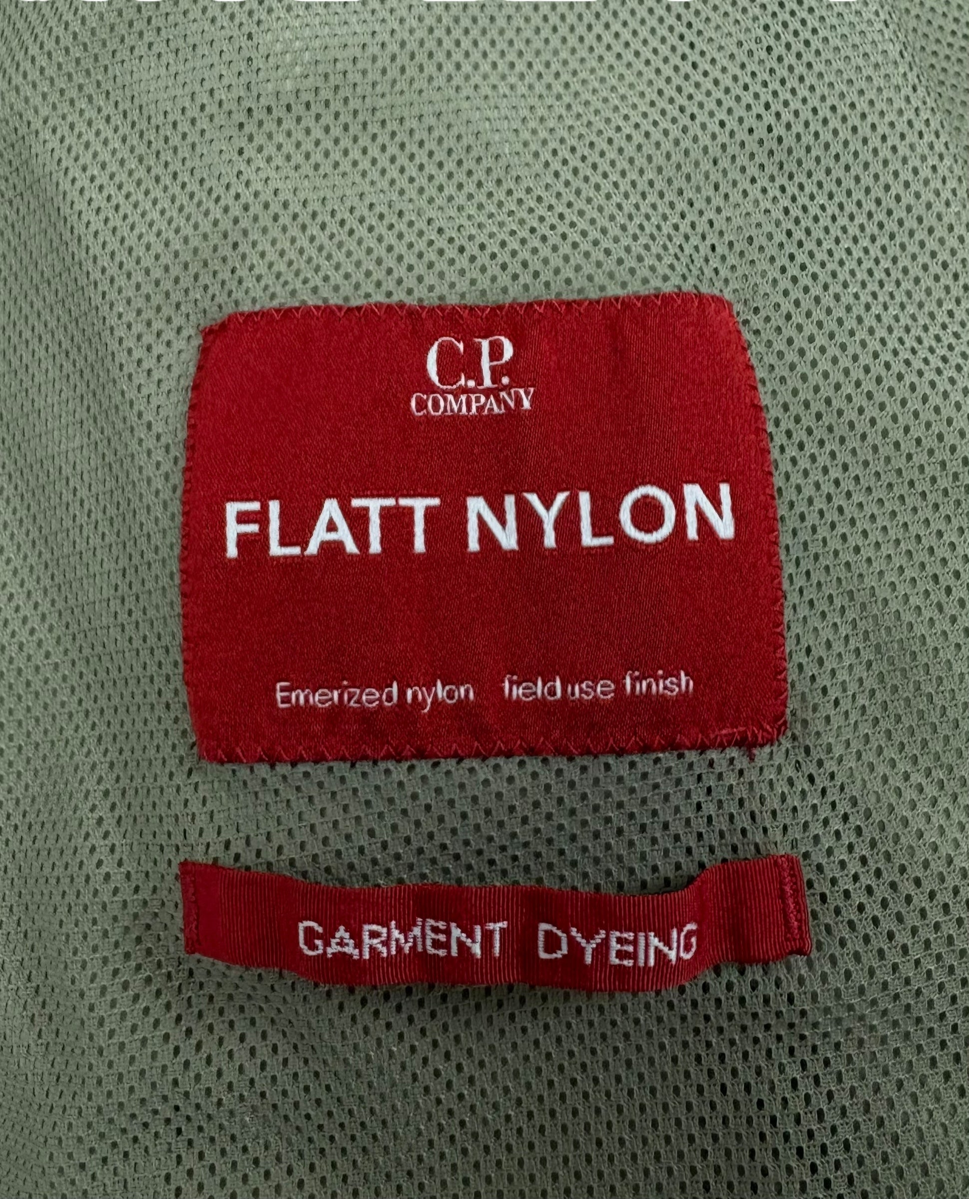 VESTE C.P COMPANY FLATT NYLON GARMENT DYEING - KAKI - TAILLE 48
