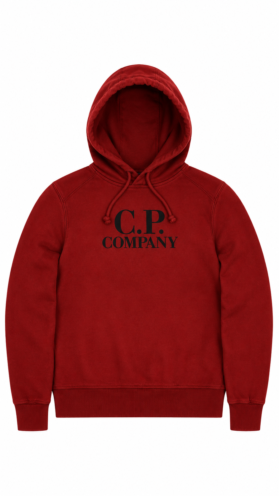 Sweat-shirt Hoodie C.P Company Vintage Logo rouge taille L, seconde main authentifiée NB08 — vue 1