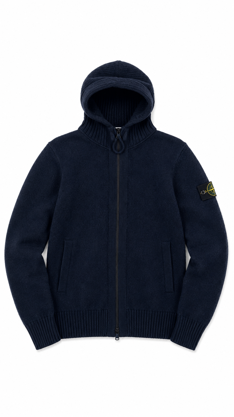 Gilet Zippé à Capuche Stone Island - Marine - Taille L