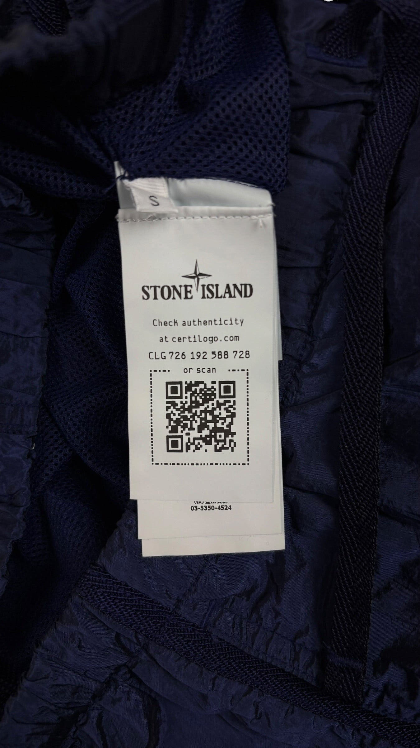Short de bain Stone Island Nylon Metal marine taille S - vue 4/4