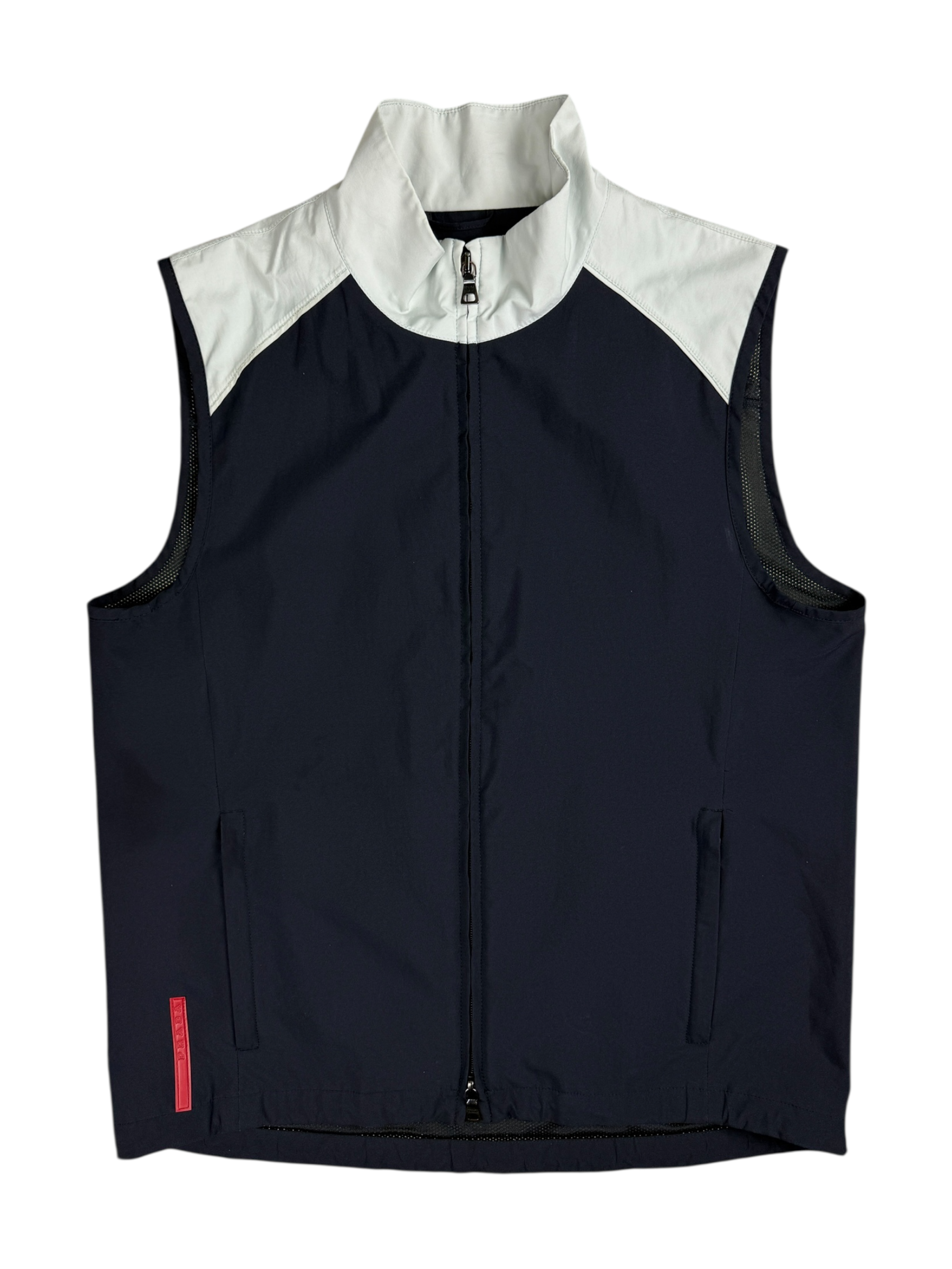 GILET PRADA VINTAGE GORE TEX - MARINE - TAILLE M