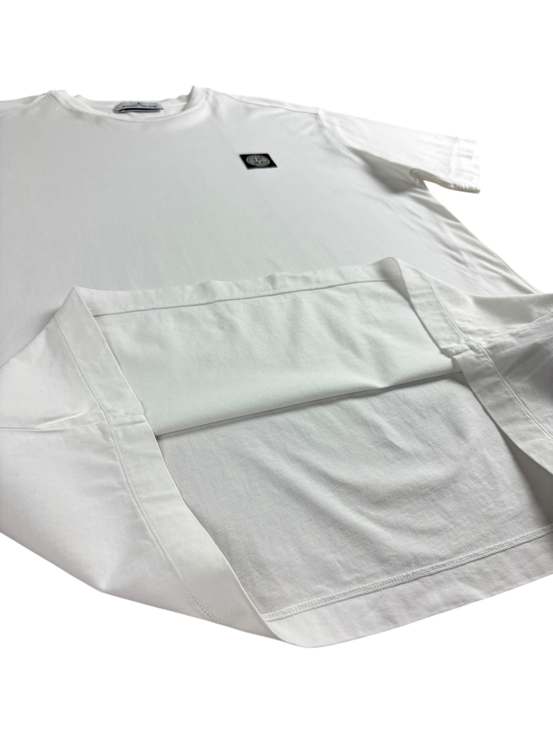 TEE-SHIRT STONE ISLAND - BLANC - TAILLE XL