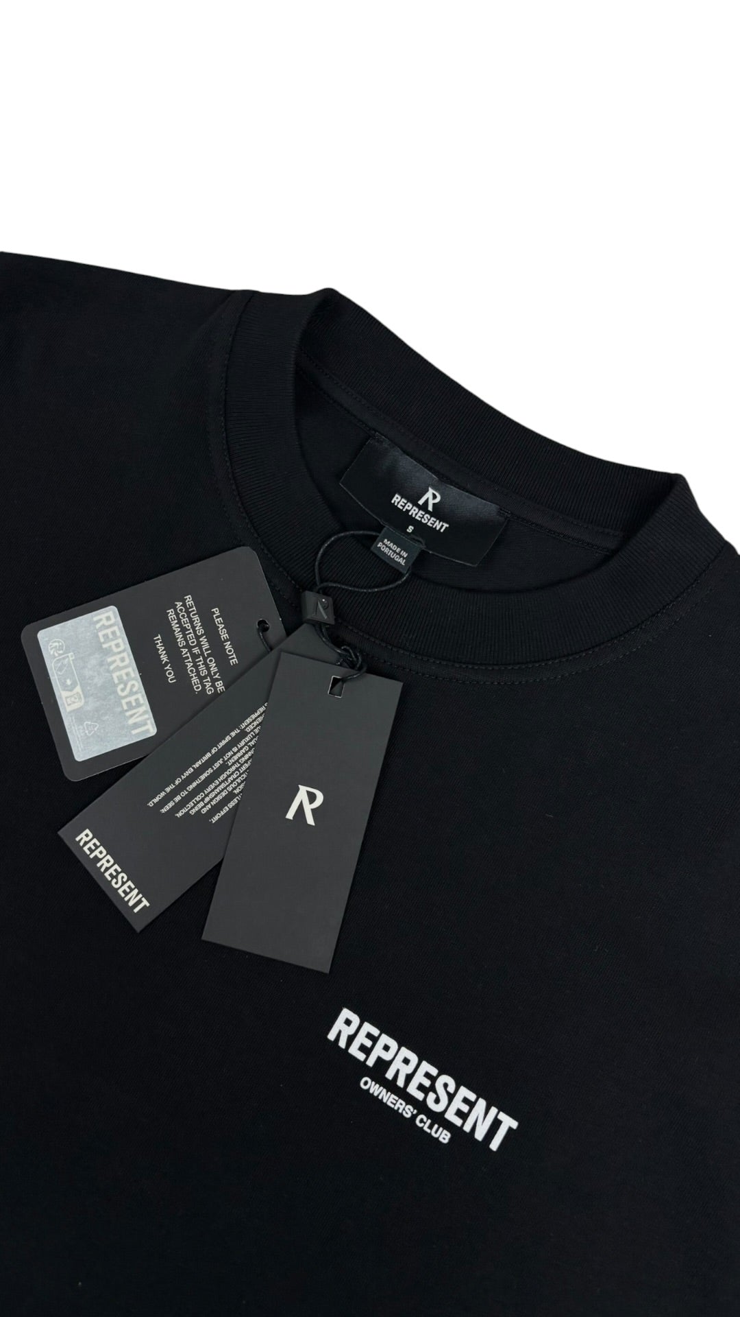 T-shirt Represent noir neuf collection 2026 - vue 3/6