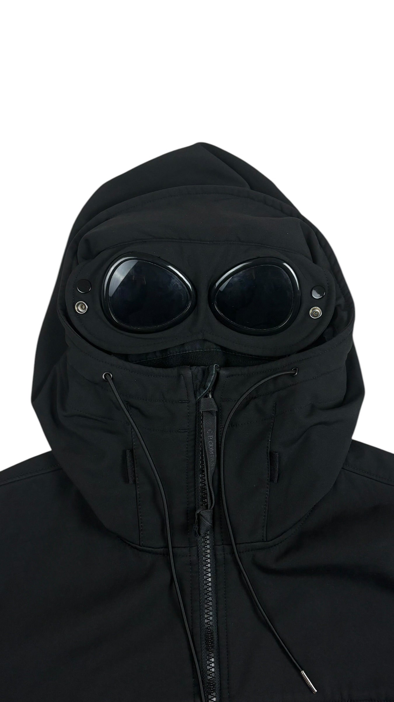 VESTE C.P COMPANY SHELL GOGGLE JACKET VINTAGE - NOIR - TAILLE 48