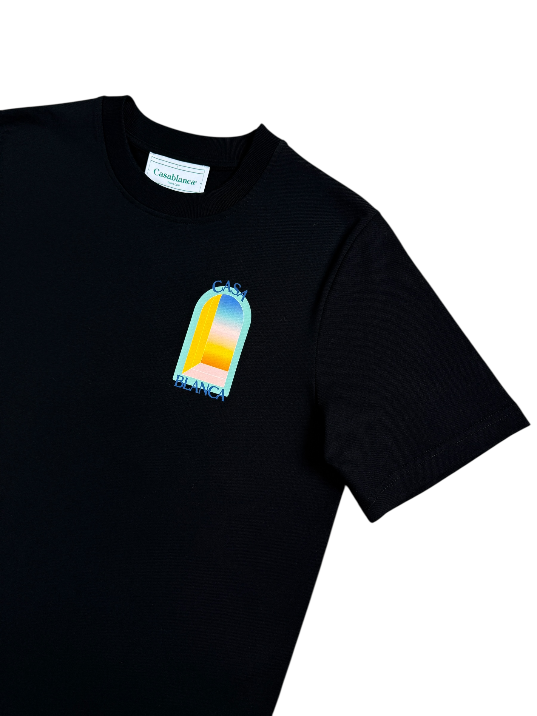 TEE-SHIRT CASABLANCA NOIR - NEUF