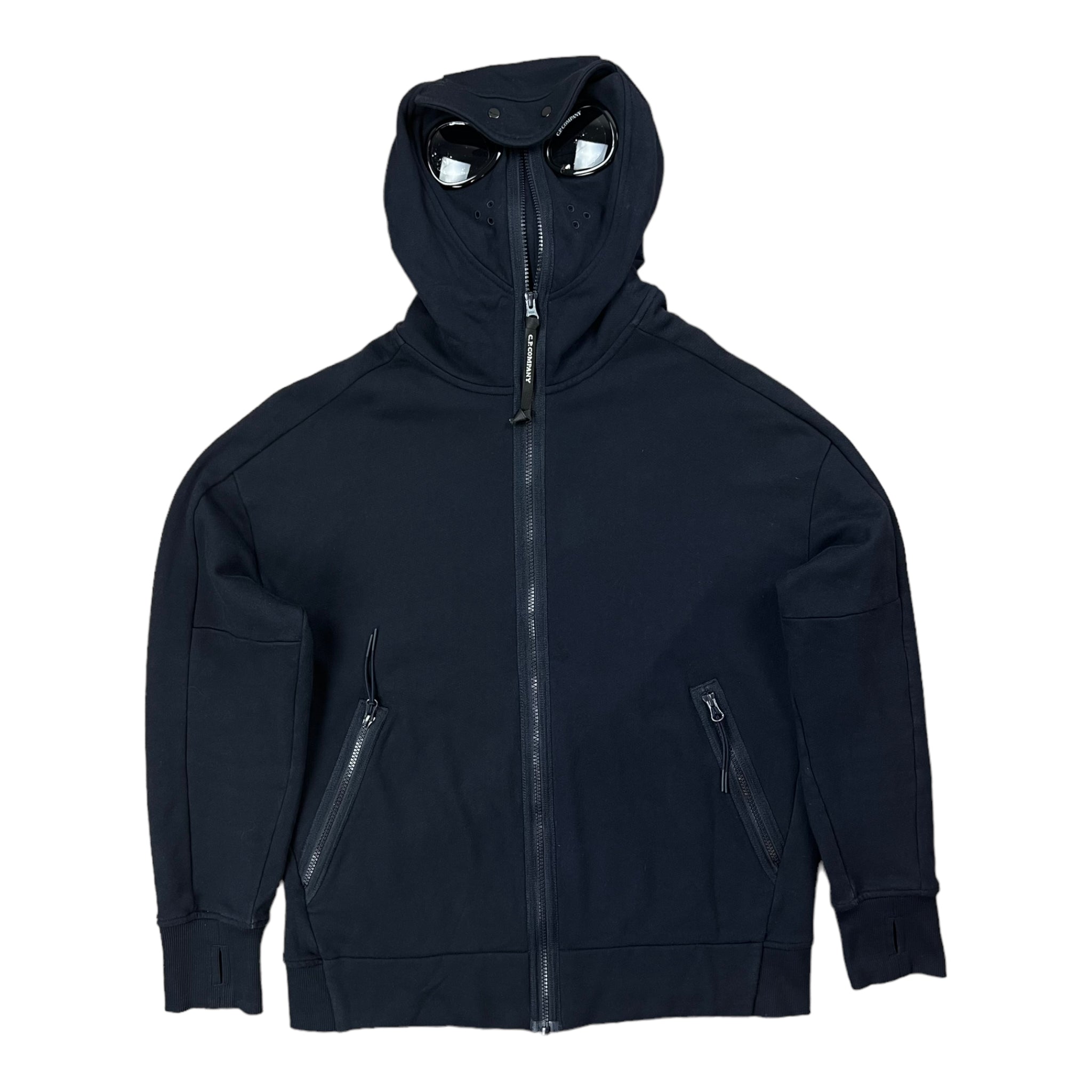 GILET CP COMPANY ZIP THROUGH GOGGLE HOODY - NB08