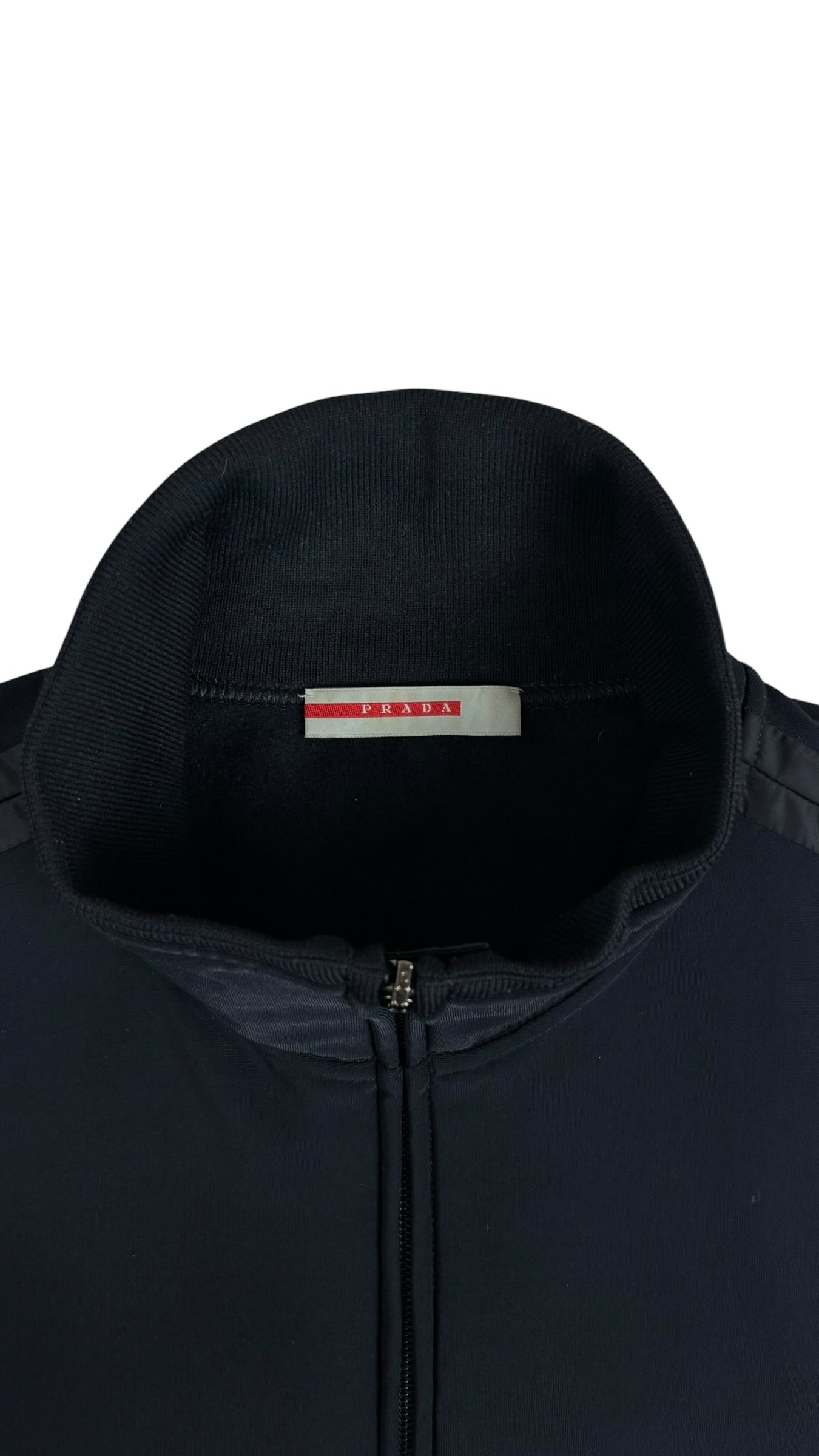 Gilet Prada Nylon Linea Rossa noir taille M - vue 3/6