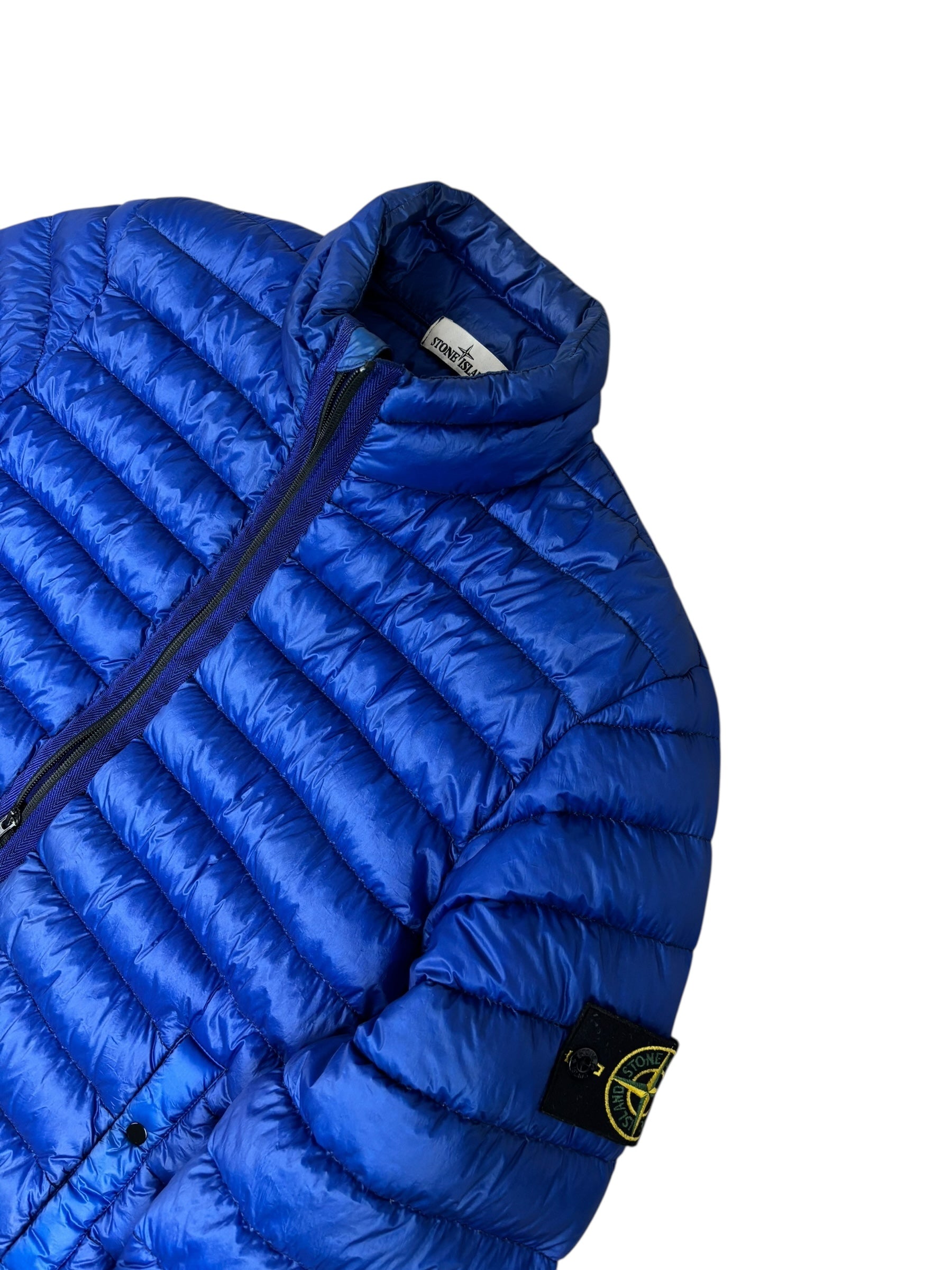 DOUDOUNE STONE ISLAND GARMENT DYED DOWN - BLEU - TAILLE M