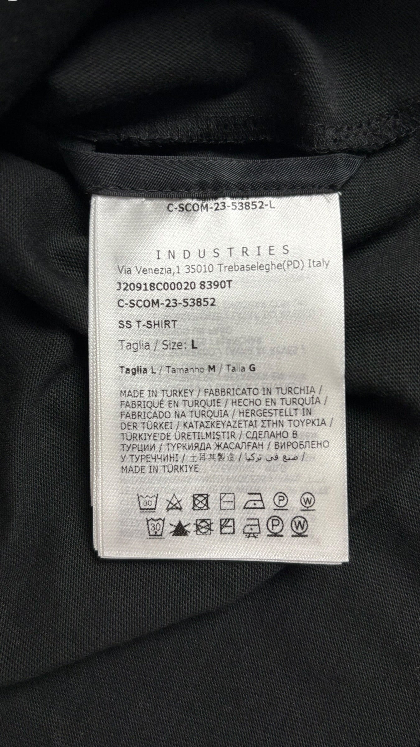 TEE-SHIRT MONCLER - NOIR - TAILLE L