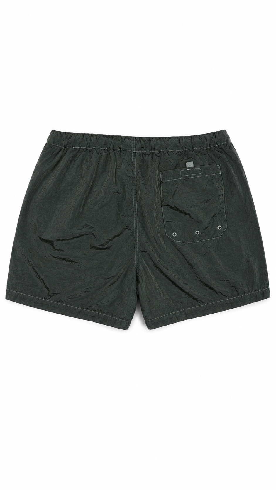 Short De Bain Stone Island Nylon Métal - Kaki - Taille L