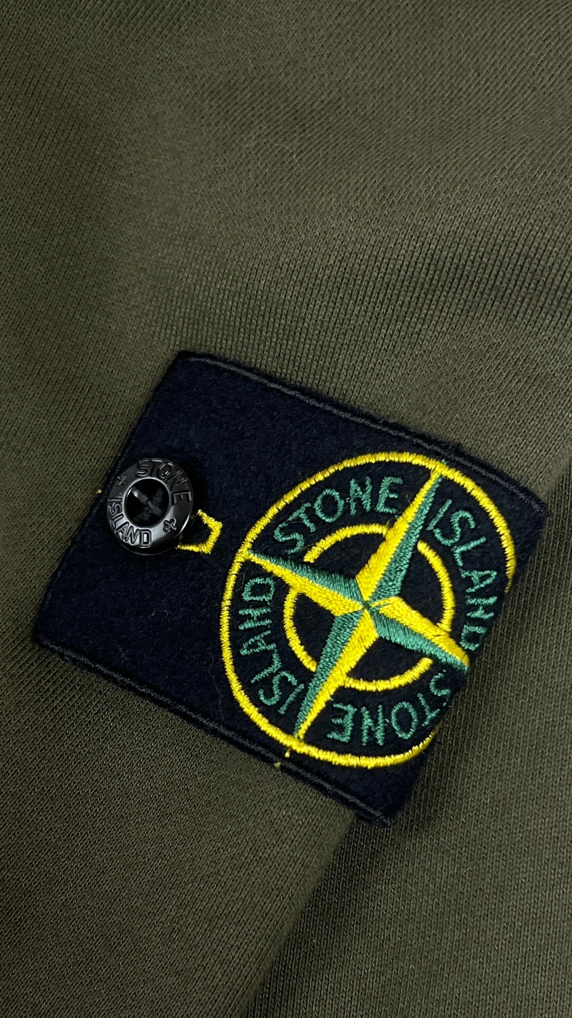 Sweat-shirt Crewneck Stone Island - Kaki - Taille L - Neuf