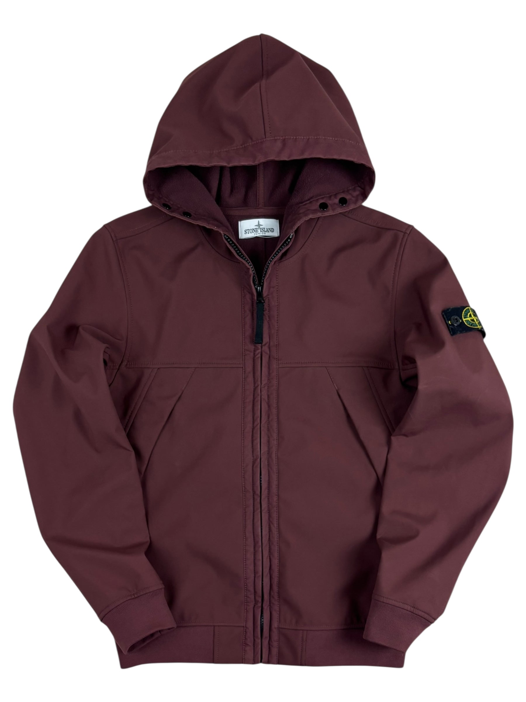 VESTE STONE ISLAND SHELL - BORDEAUX - TAILLE 14 ANS